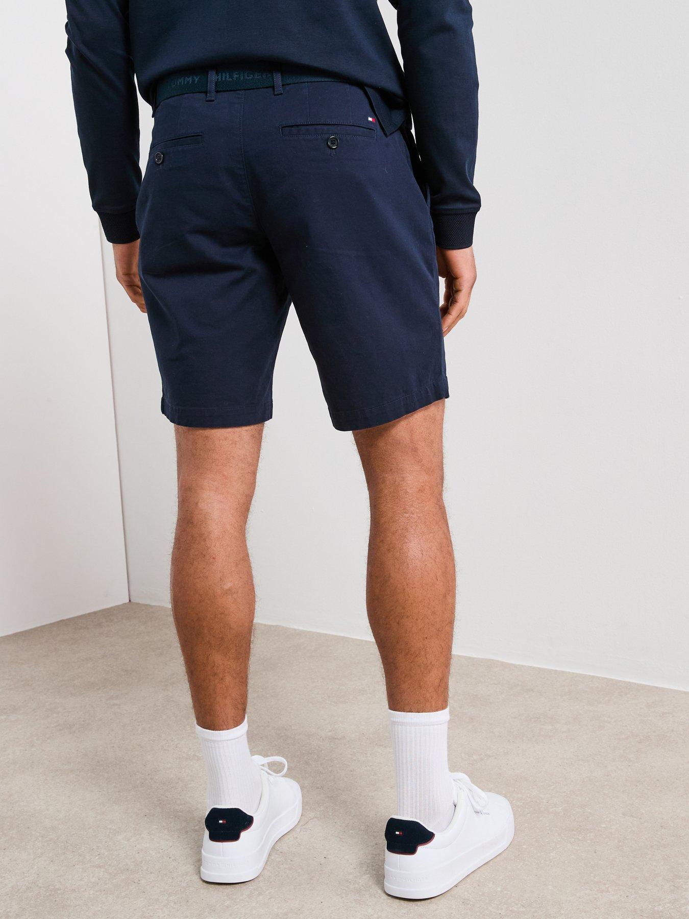 tommy-hilfiger-tommy-hilfiger-brooklyn-essential-twill-belted-chino-shorts-navystillFront