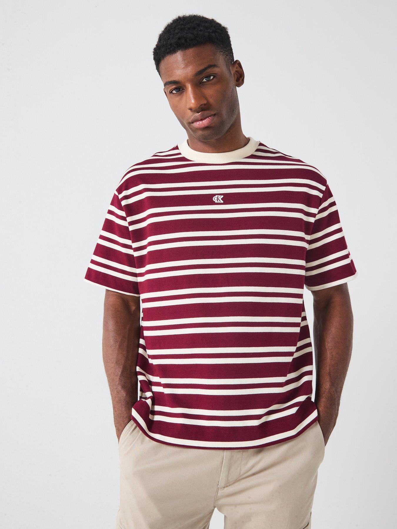 calvin-klein-jeans-short-sleeve-heavyweight-stripe-jersey-relaxed-fit-t-shirt-red