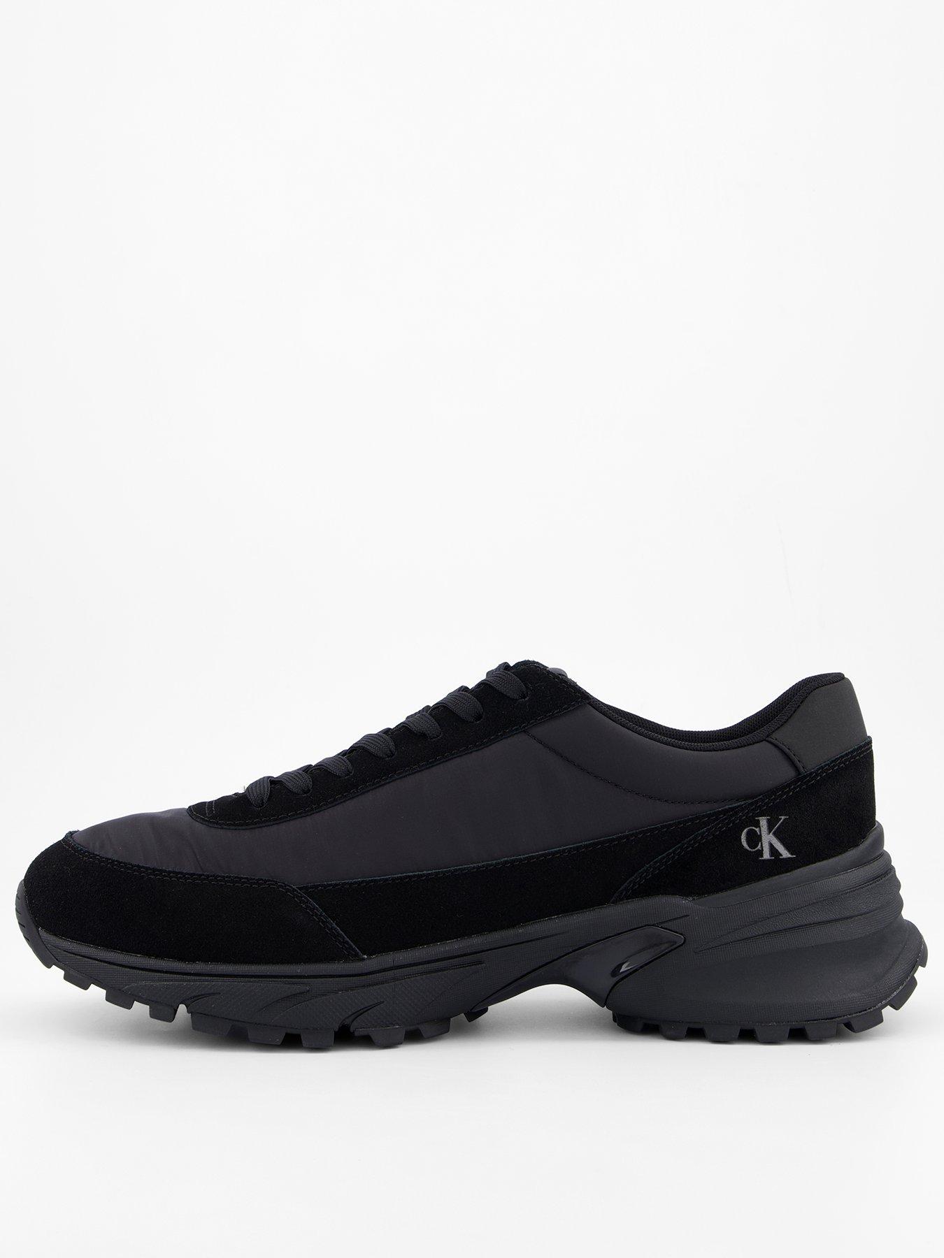 Calvin Klein Nylon Mix Hike Runner Trainers - Black