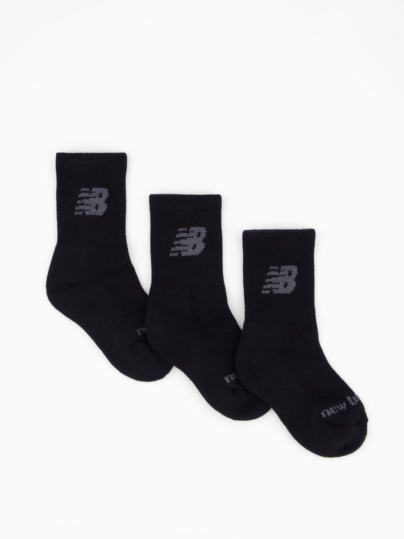 new-balance-kids-performance-cotton-cushioned-3-pack-crew-blackfront