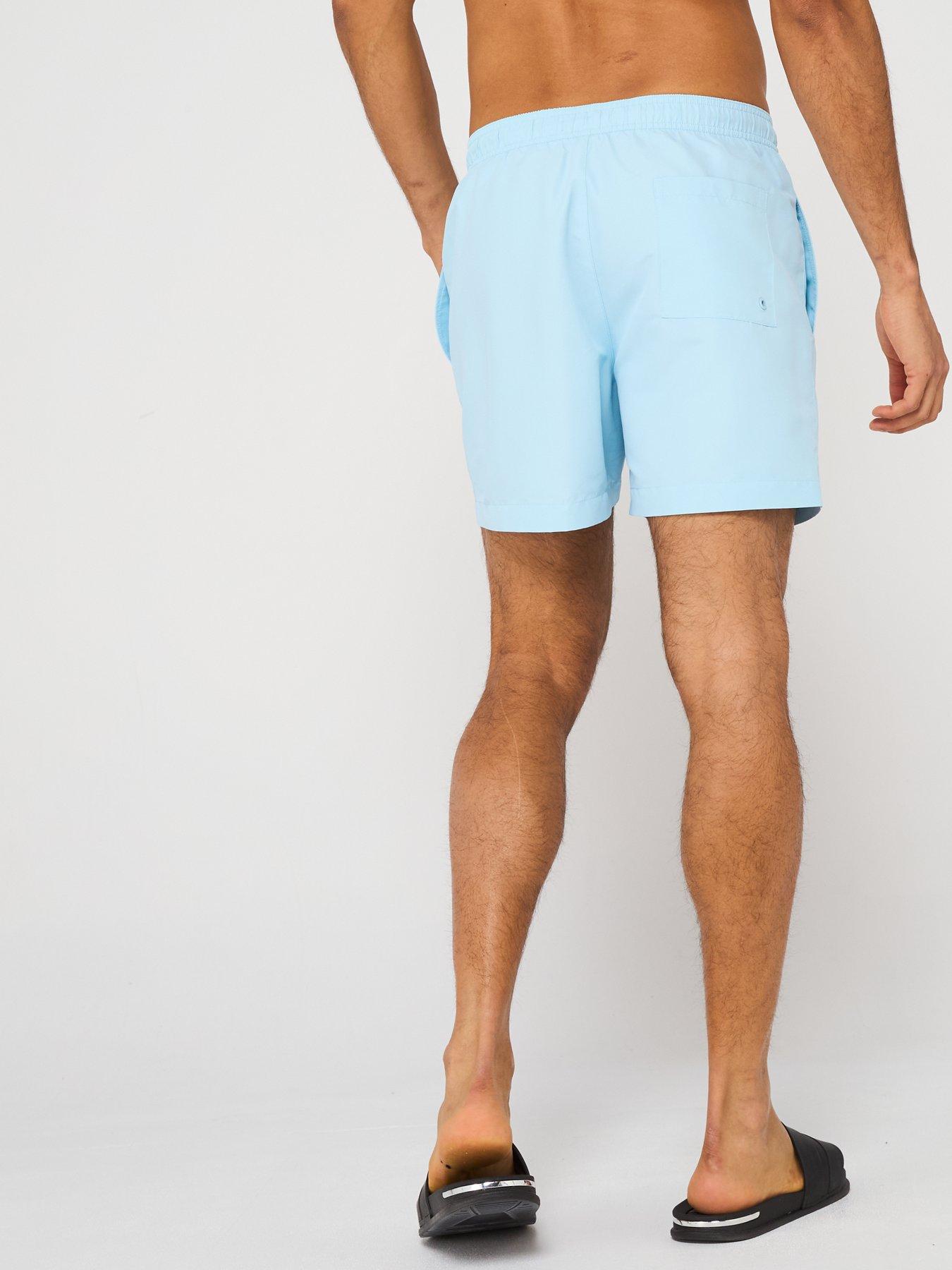 Image 2 of 5 of Calvin Klein Medium Drawstring Swimshorts - Blue