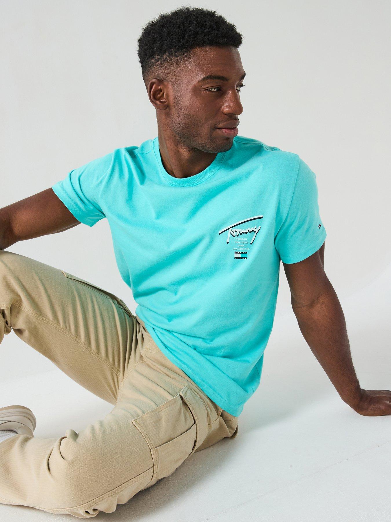 Image 4 of 5 of Tommy Jeans Otis Herringbone Cargo Casual Trousers - Light Beige