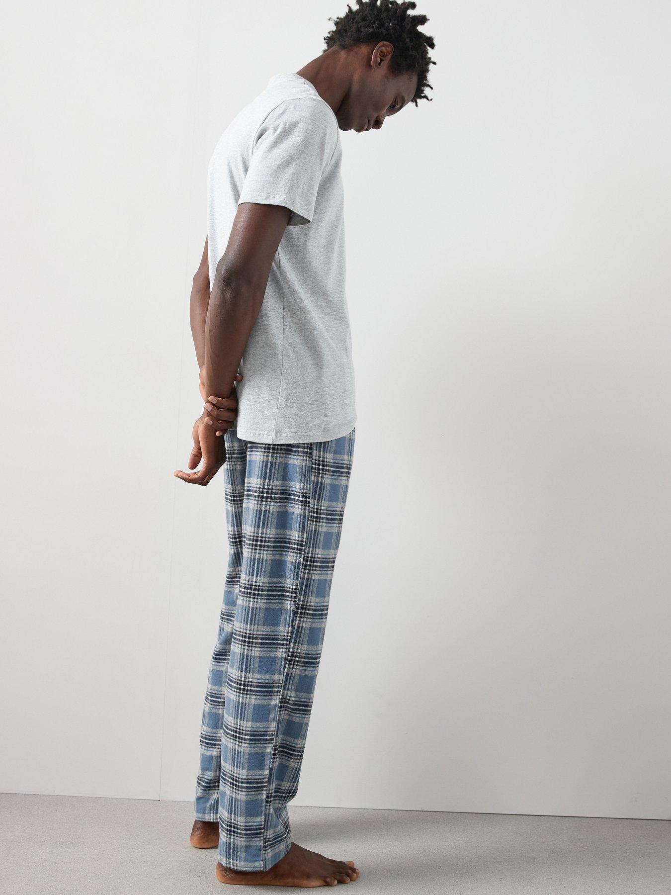 very-man-pure-cotton-checked-trouser-pyjama-set-navygrey-marlback
