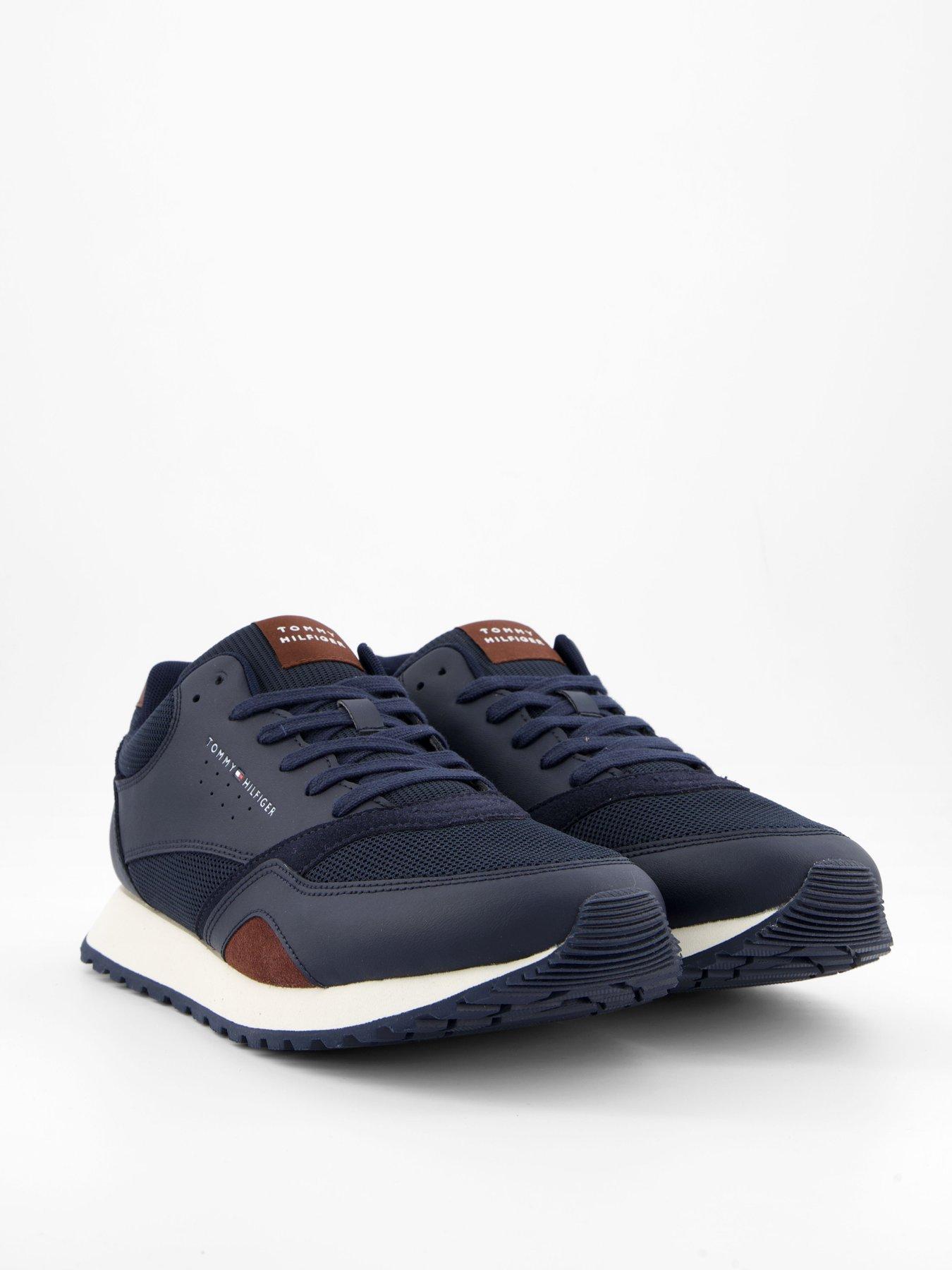 Image 6 of 7 of Tommy Hilfiger Mix Eva Runner Trainers - Navy