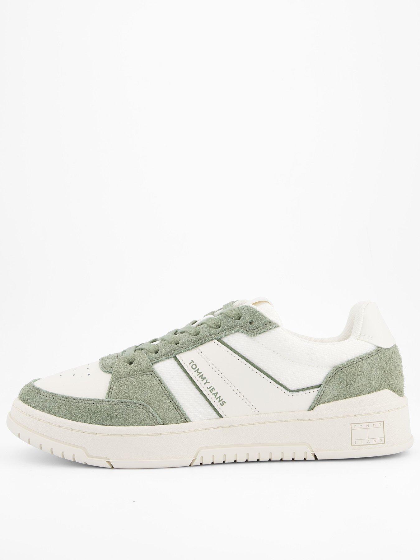 tommy-jeans-pods-suede-cupsole-trainers-whitegreenfront