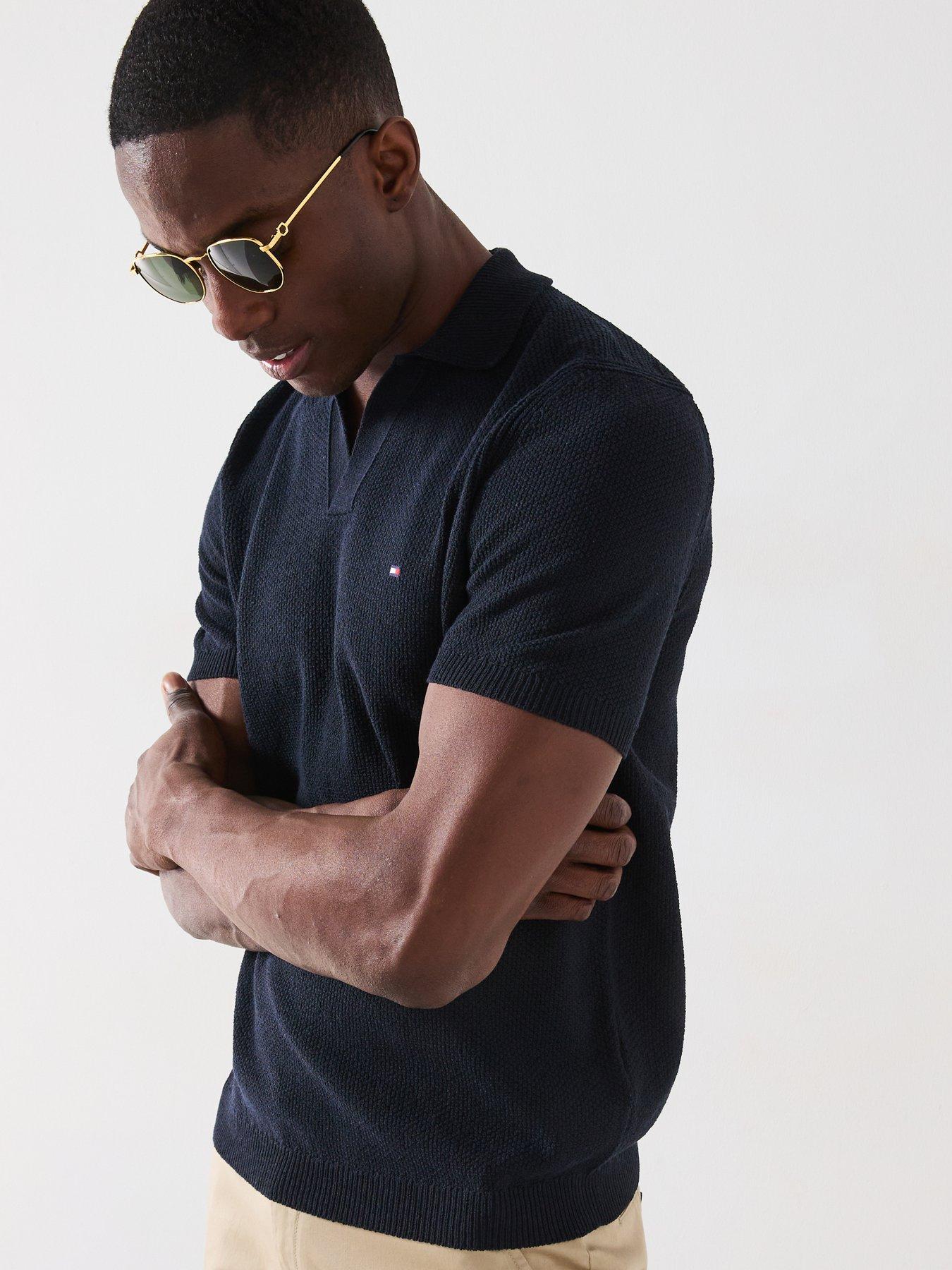 tommy-hilfiger-knitted-polo-shirt-navyoutfit