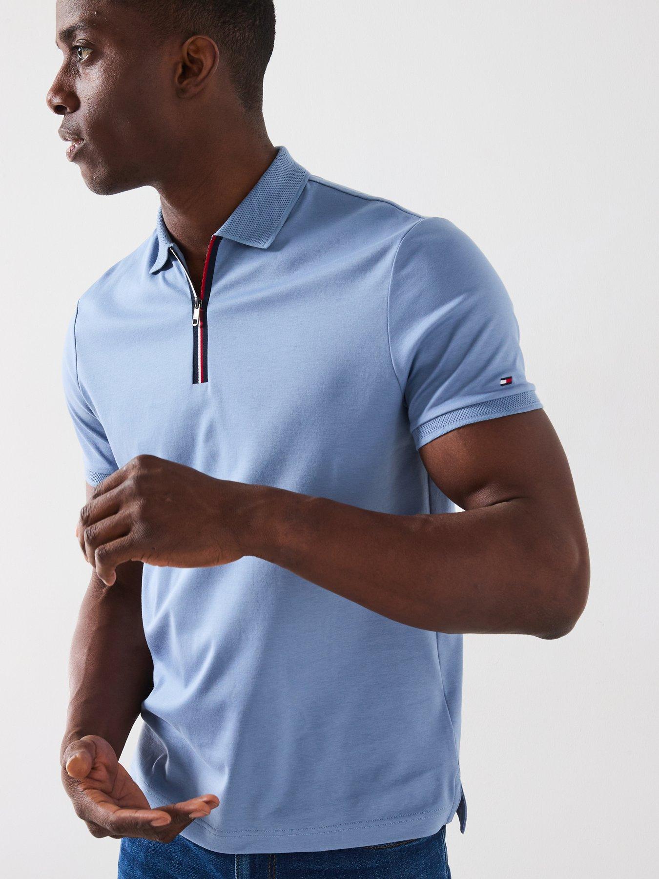 tommy-hilfiger-interlock-zip-regular-fit-polo-shirt-bluedetail