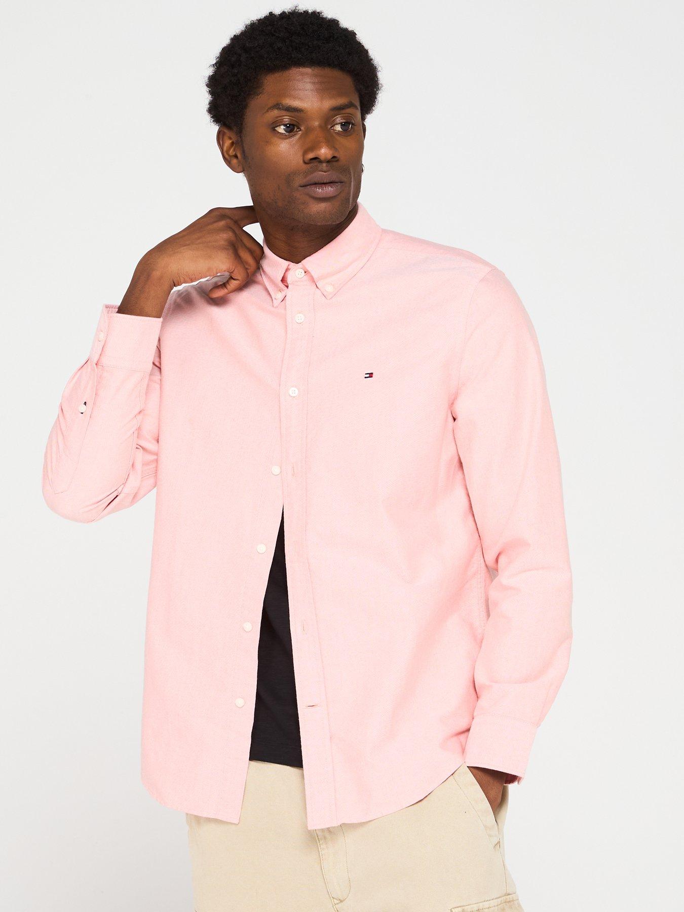 Image 5 of 6 of Tommy Hilfiger Solid Heritage Oxford Regular Fit Shirt - Pink
