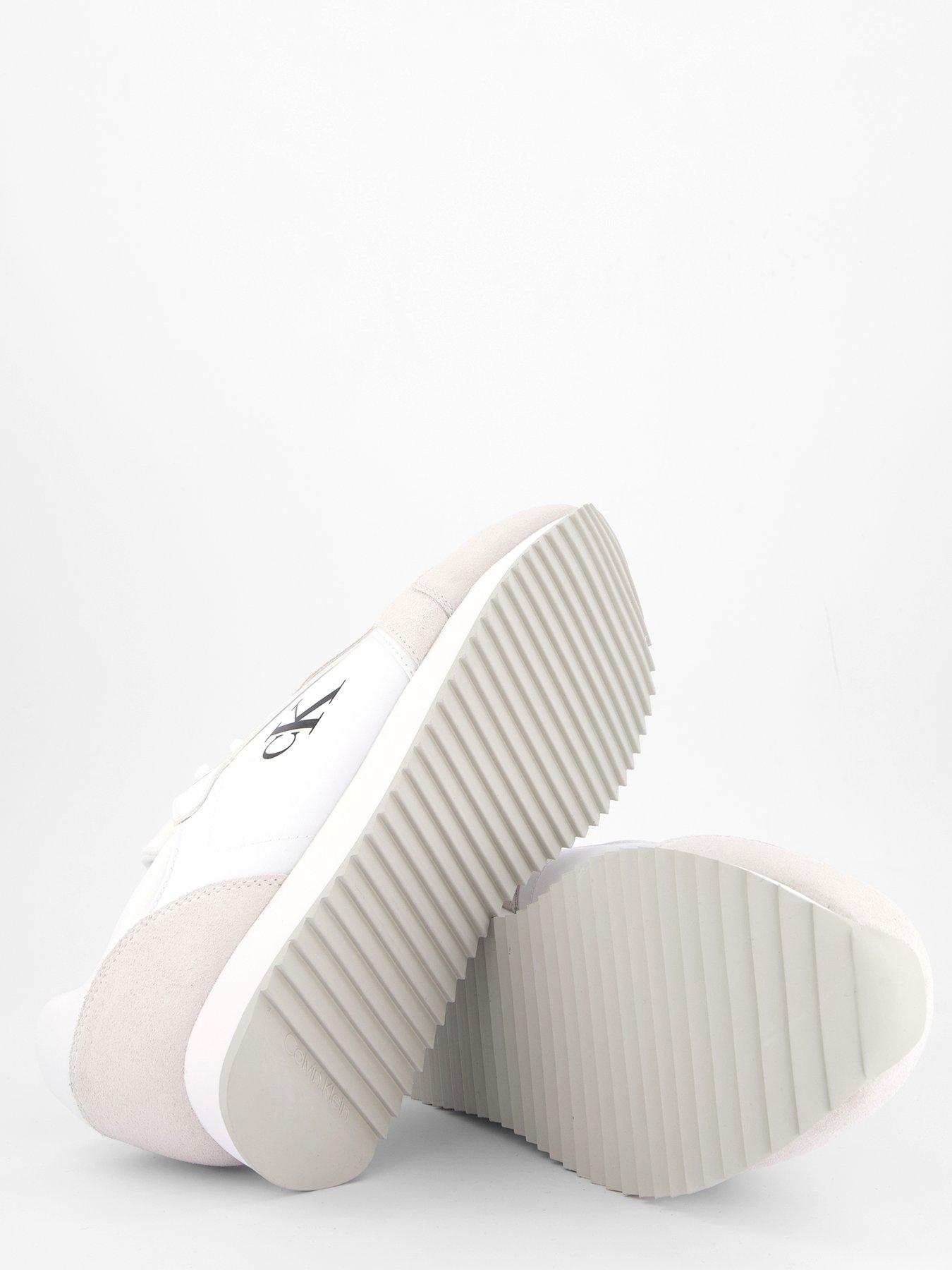 calvin-klein-retro-nylon-suede-runner-trainers-whitedetail