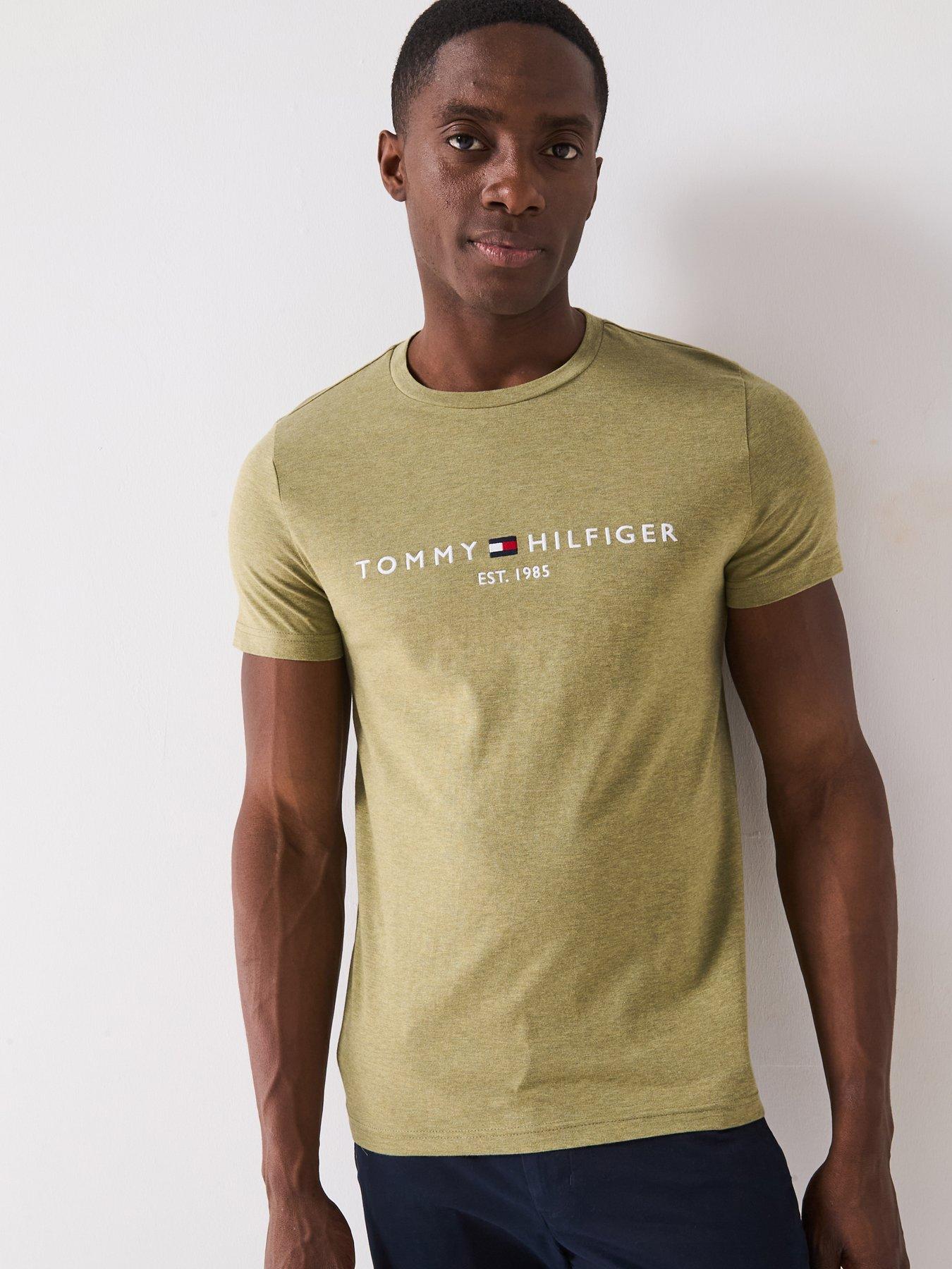 Tommy Hilfiger Linear Logo T-Shirt - Green