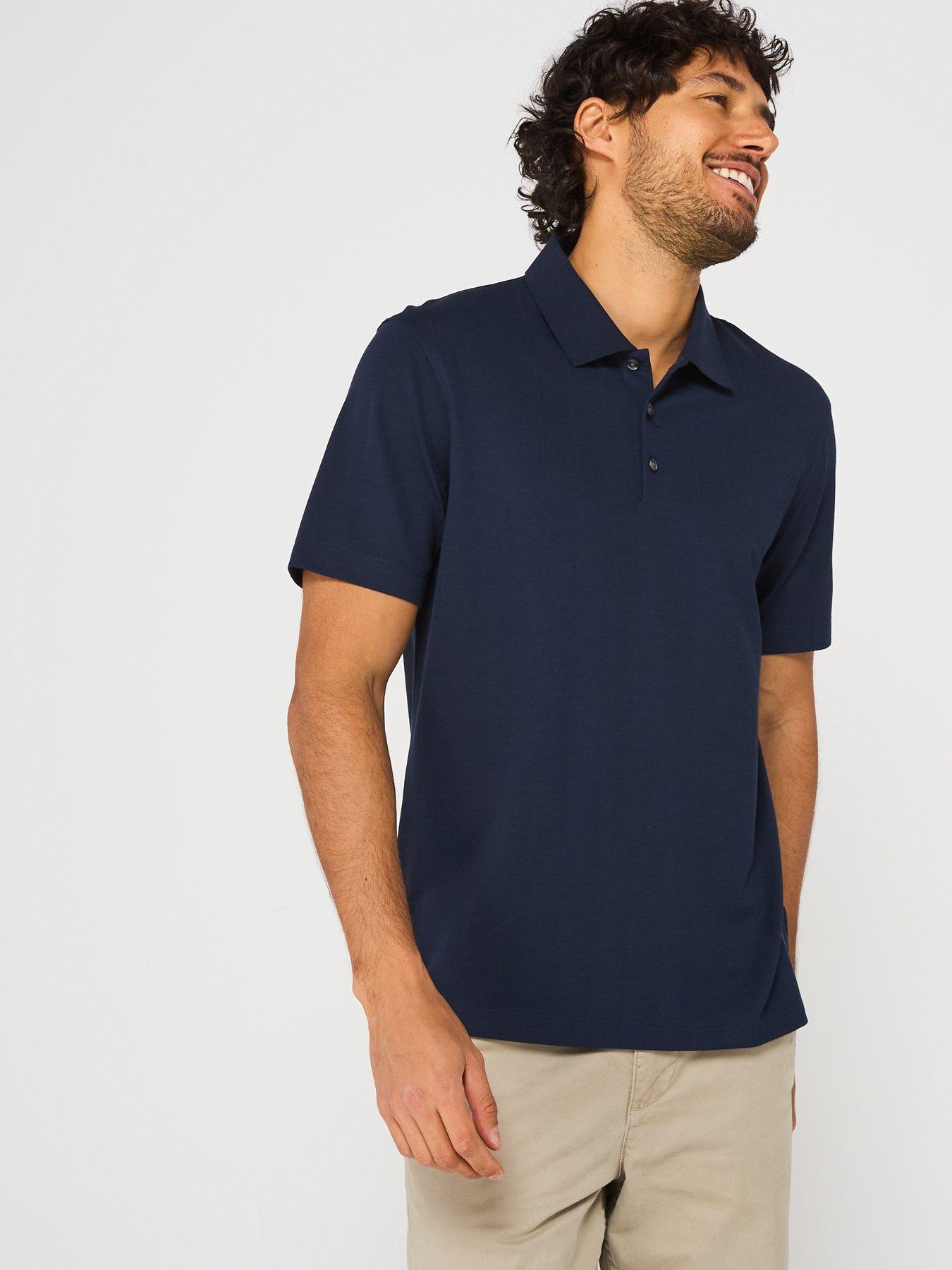 calvin-klein-jacquard-stripe-stretch-polo-shirt-navyoutfit