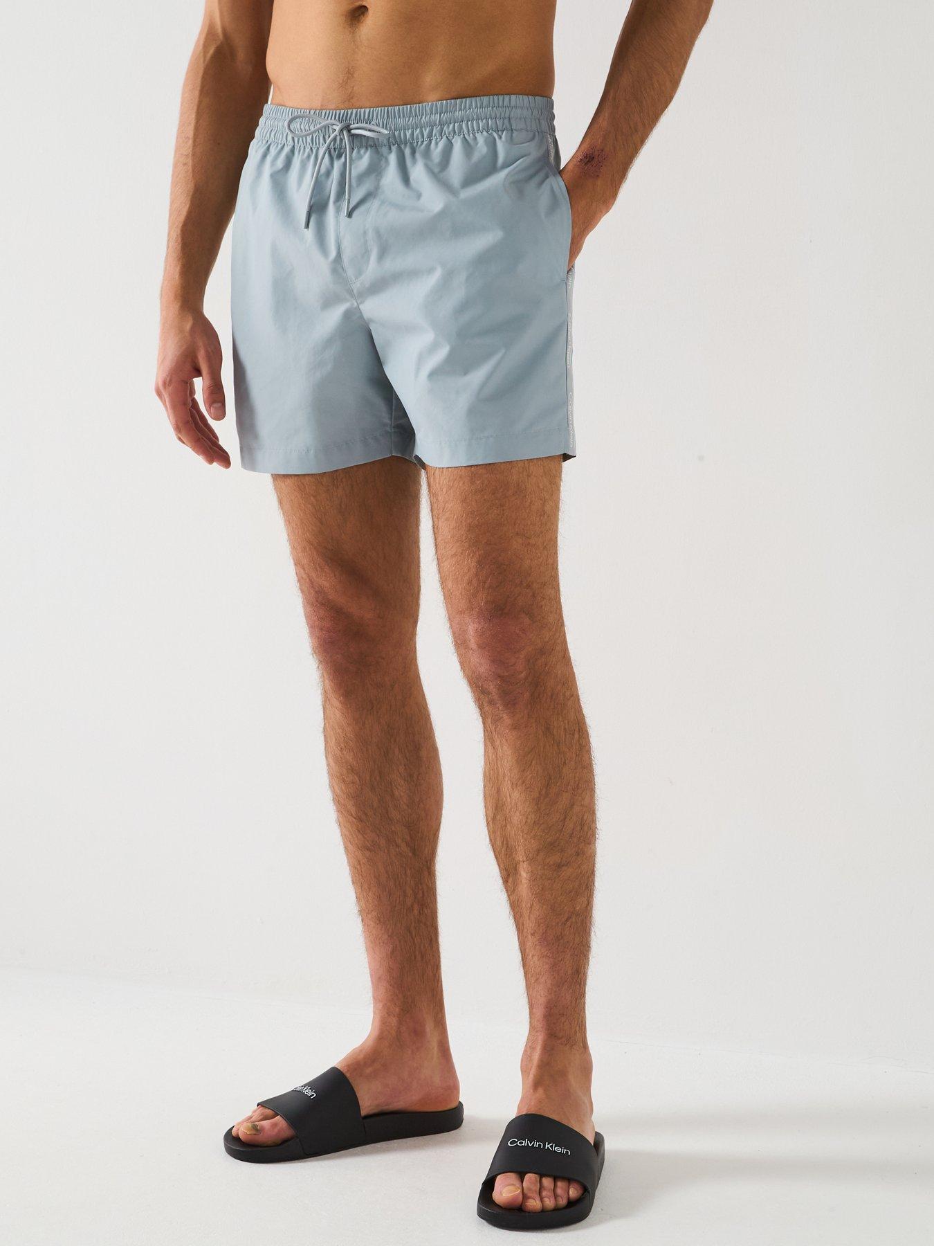 calvin-klein-medium-taped-swimshorts-greyfront