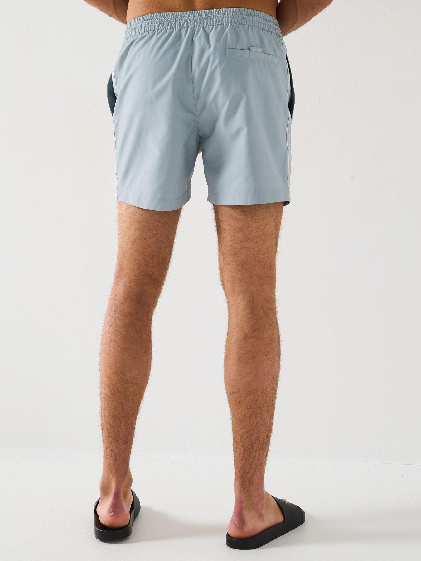 calvin-klein-medium-taped-swimshorts-greystillFront