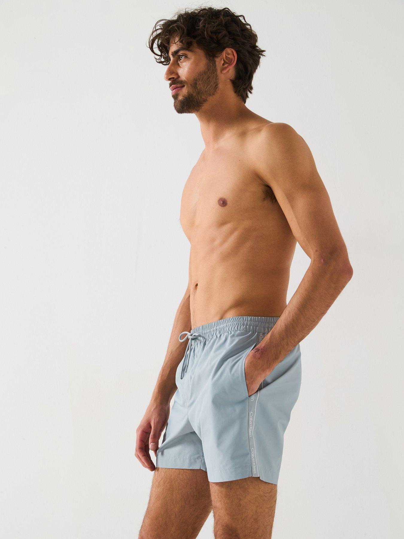 calvin-klein-medium-taped-swimshorts-greyoutfit