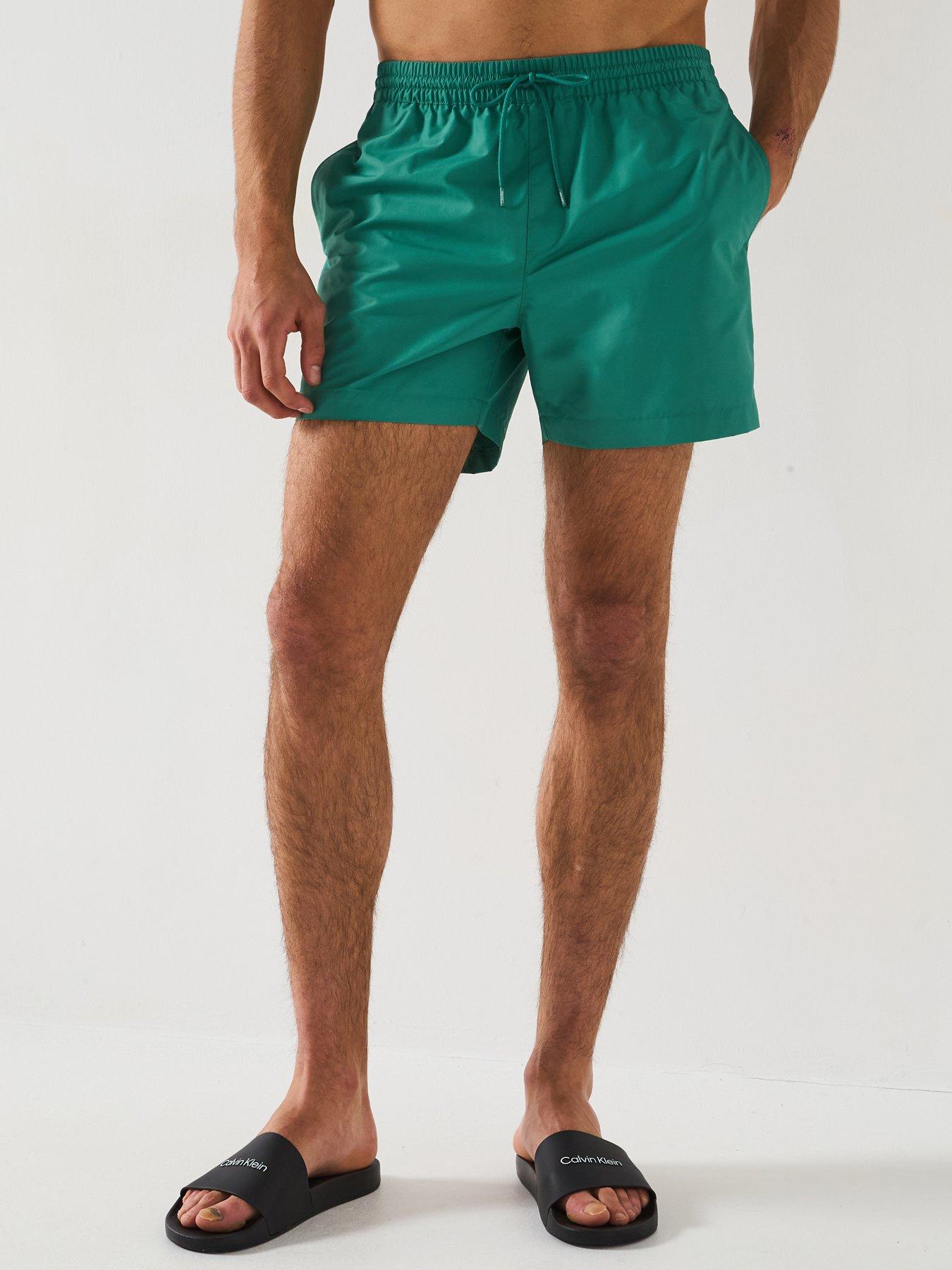 calvin-klein-medium-taped-swimshorts-green