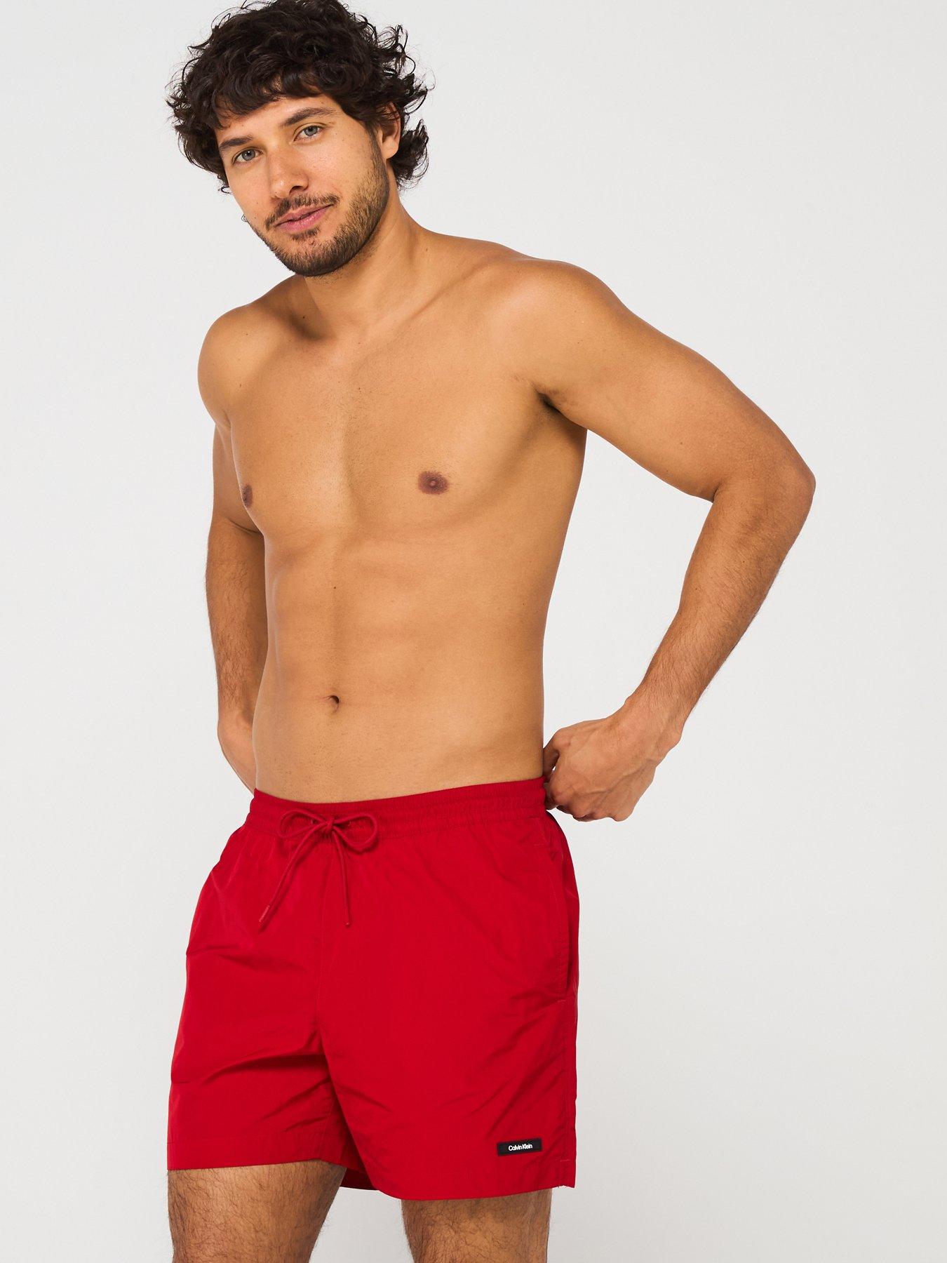 calvin-klein-calvin-klein-medium-small-logo-swimshorts-red