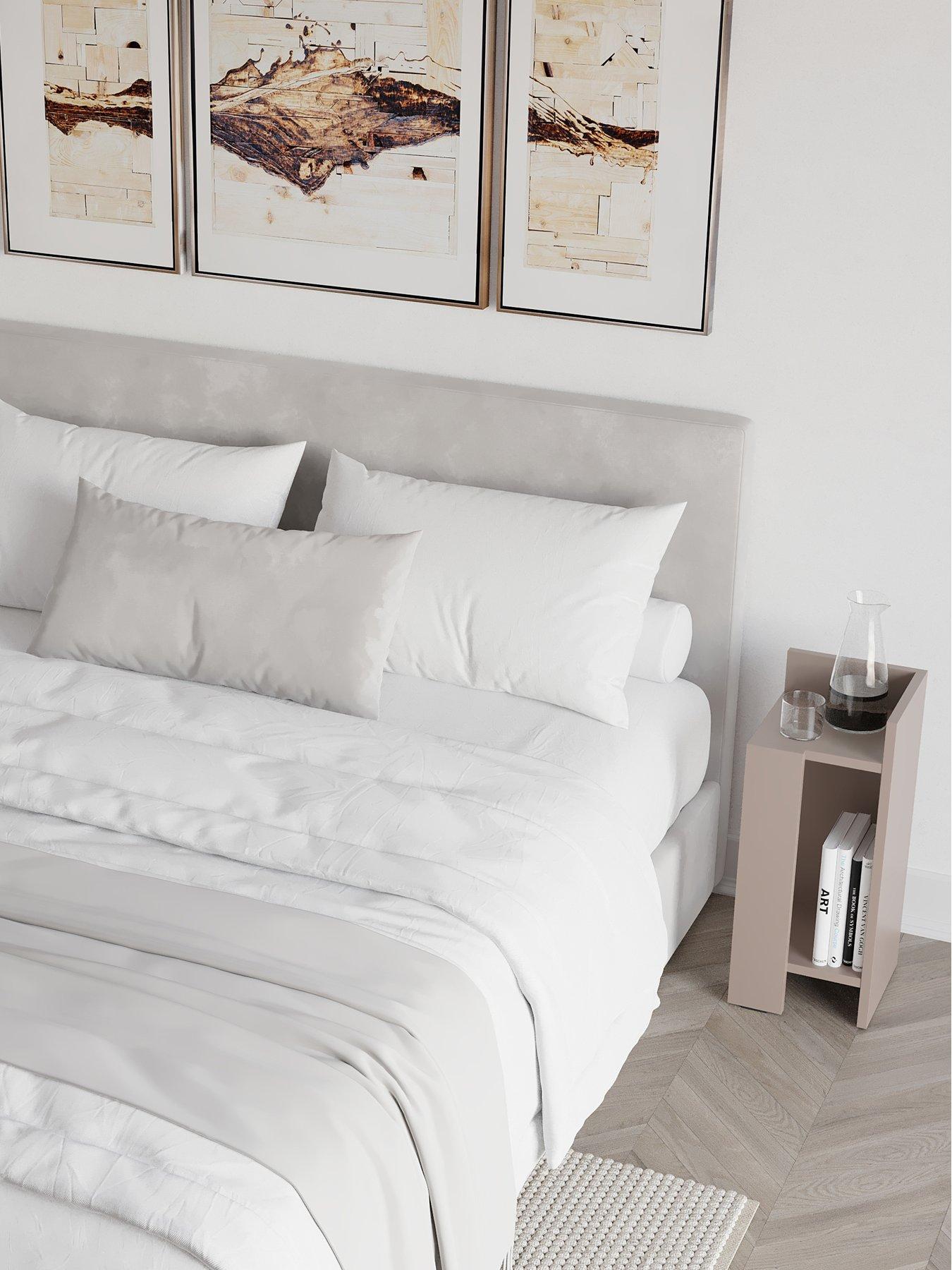 Image 1 of 7 of Decortie Elos Bedside Table - Set Of 2 - Mocha