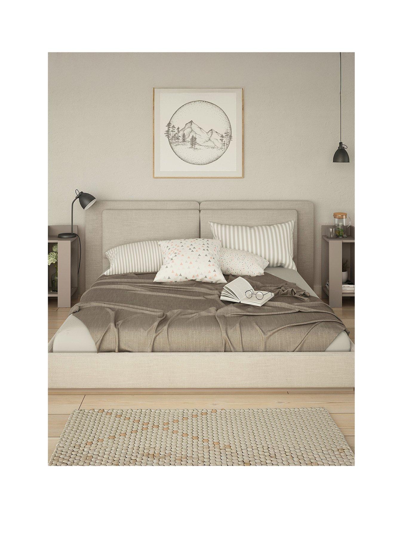Image 3 of 7 of Decortie Elos Bedside Table - Set Of 2 - Mocha