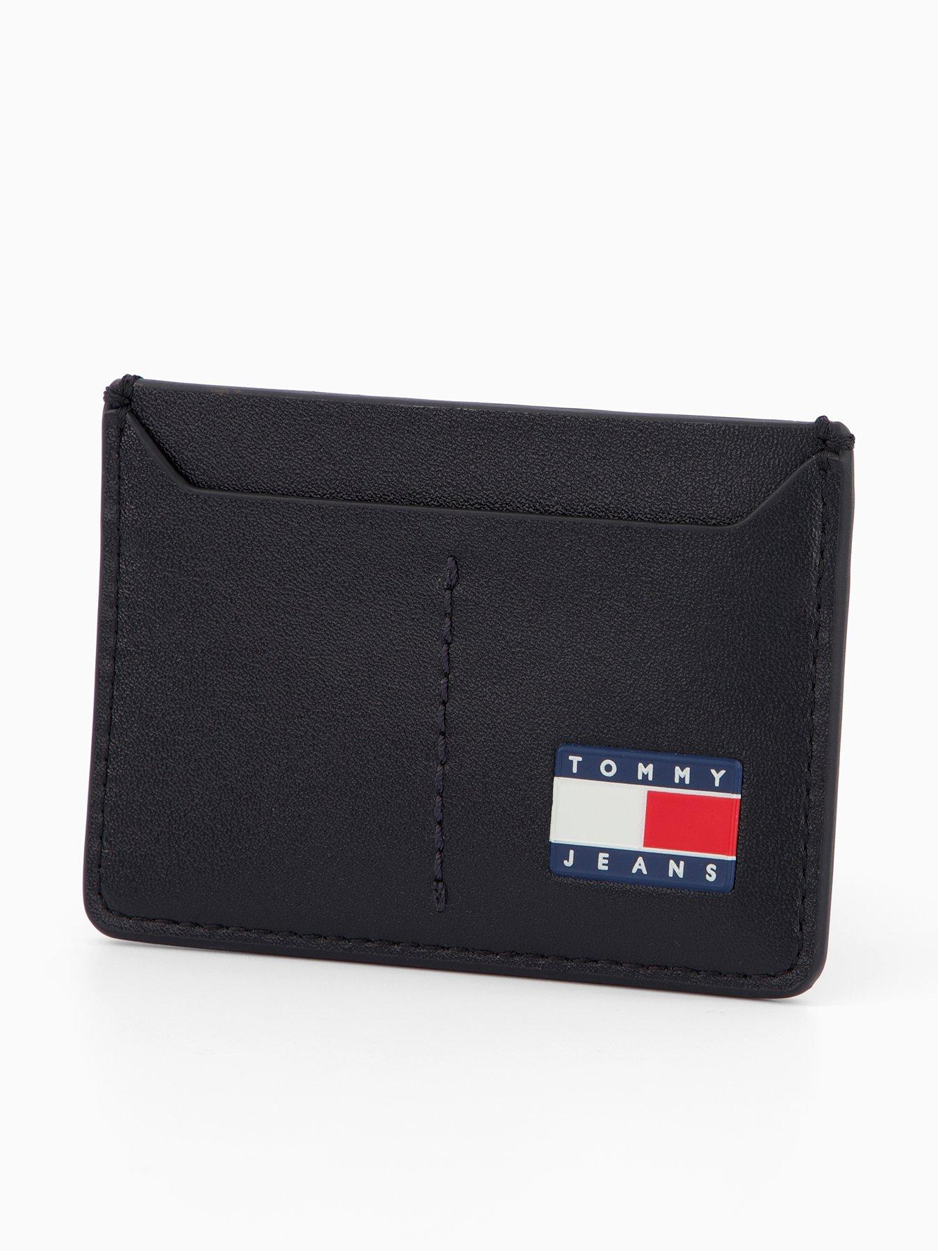 Tommy Jeans Heritage Leather Card Holder - Black