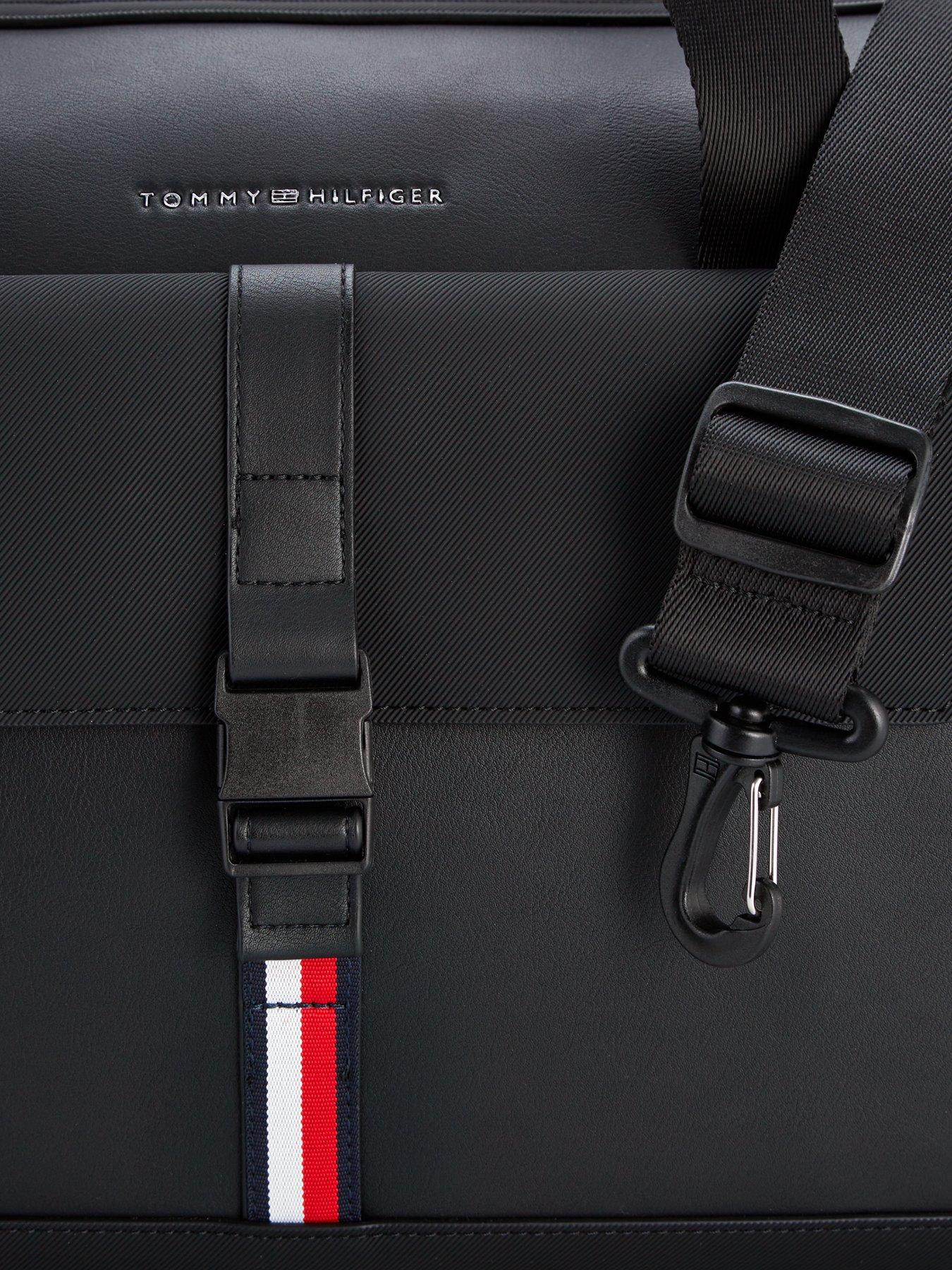 Image 3 of 4 of Tommy Hilfiger Foundation PU Duffle Bag - Black