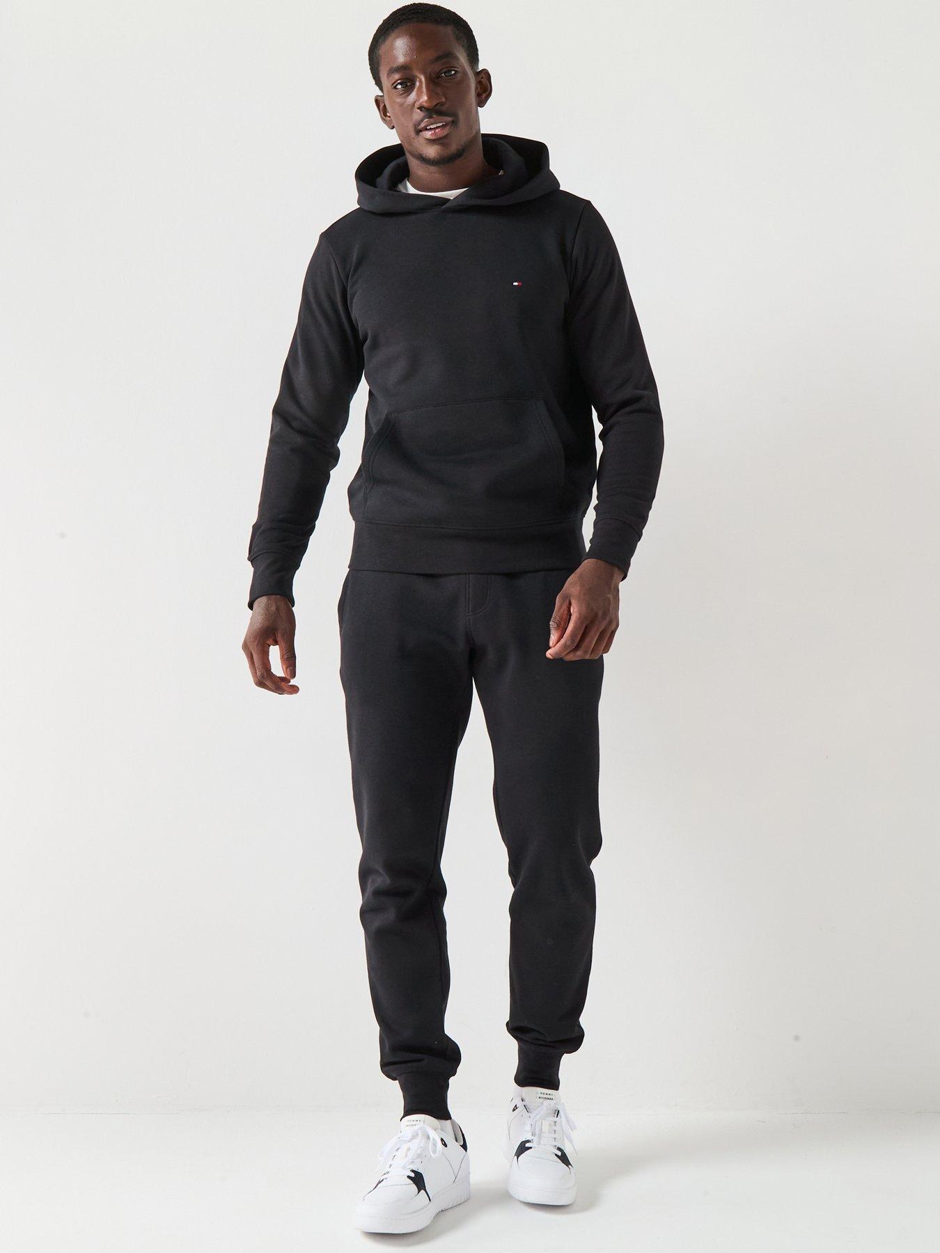 Image 1 of 4 of Tommy Hilfiger Flag Logo Tracksuit - Black