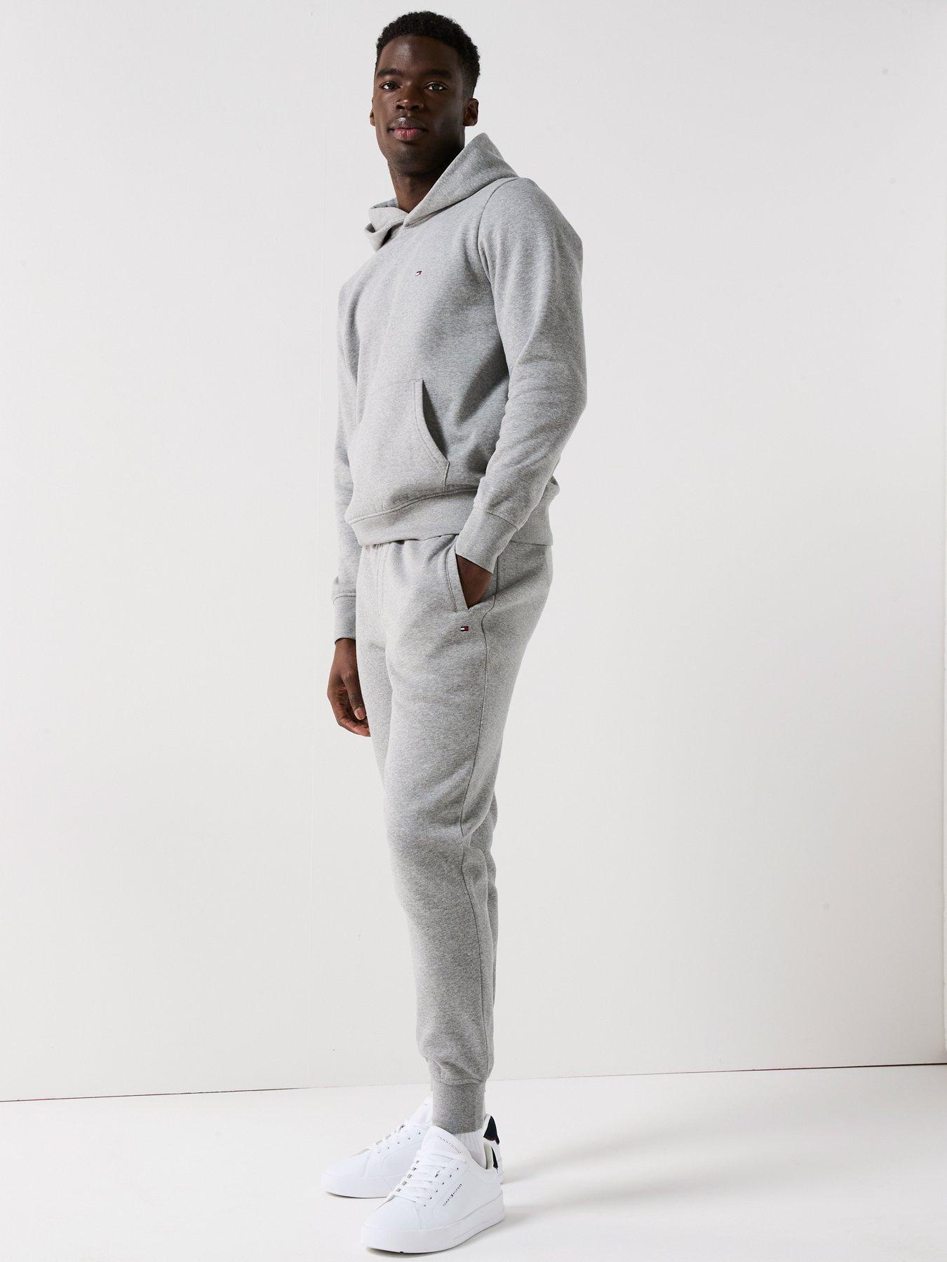 Tommy Hilfiger Flag Logo Tracksuit - Grey