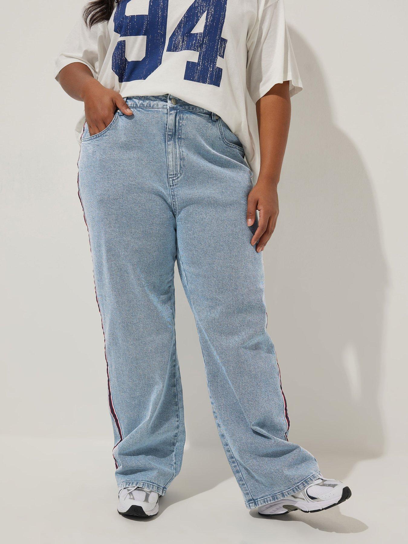 Image 1 of 4 of Yours Curve Stretch Tape Jean - Blue