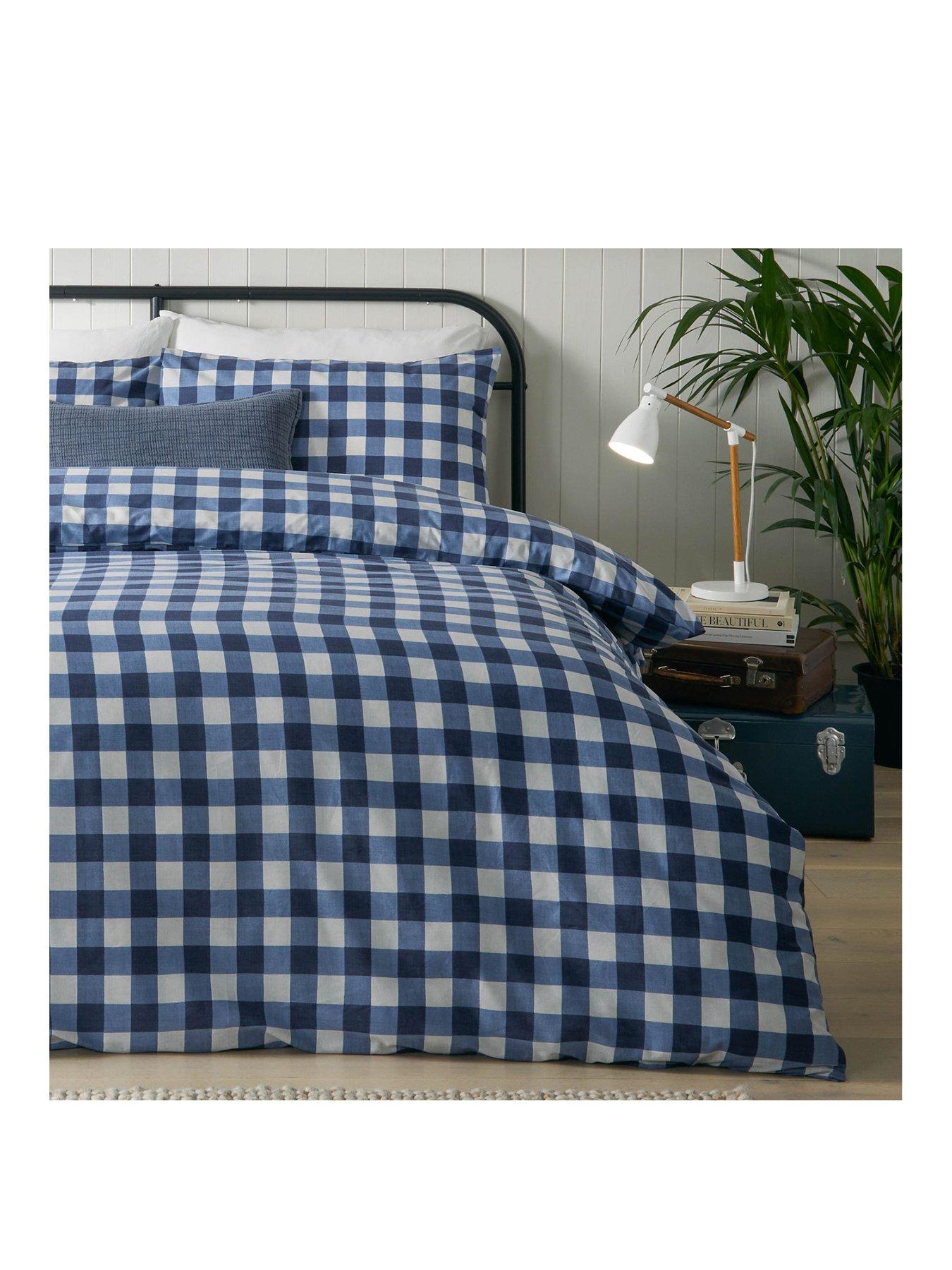 Image 2 of 3 of Furn Hartsford Check Duvet Set- Single