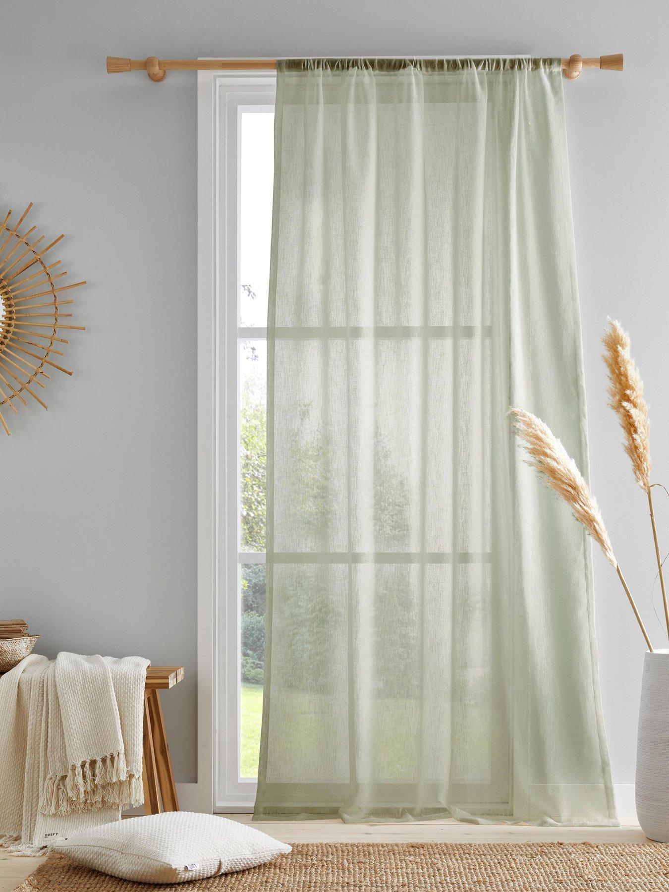 undefined Drift Home Kayla Plain Woven Voile Panel