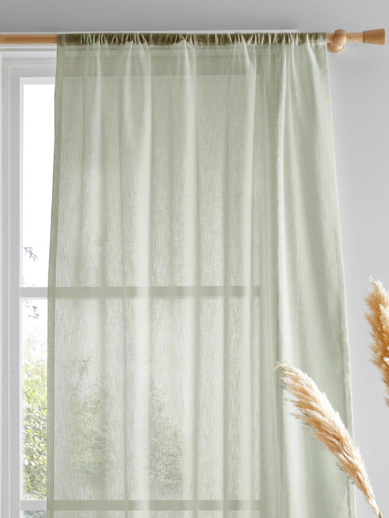 Image 2 of 3 of Drift Home Drift Home Kayla Plain Woven Voile Panel