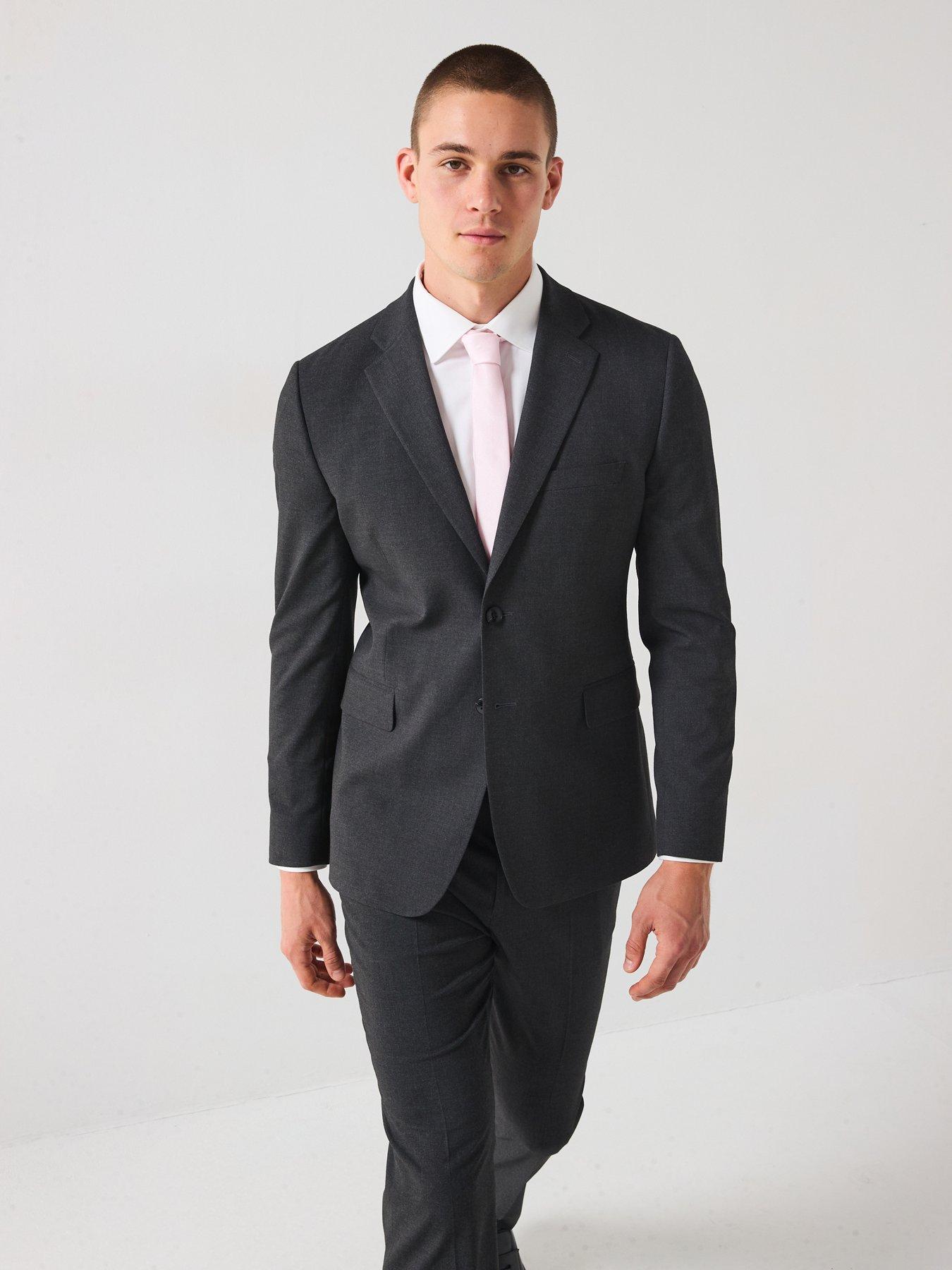 Very Man Slim Fit Suit Jacket - Charcoal