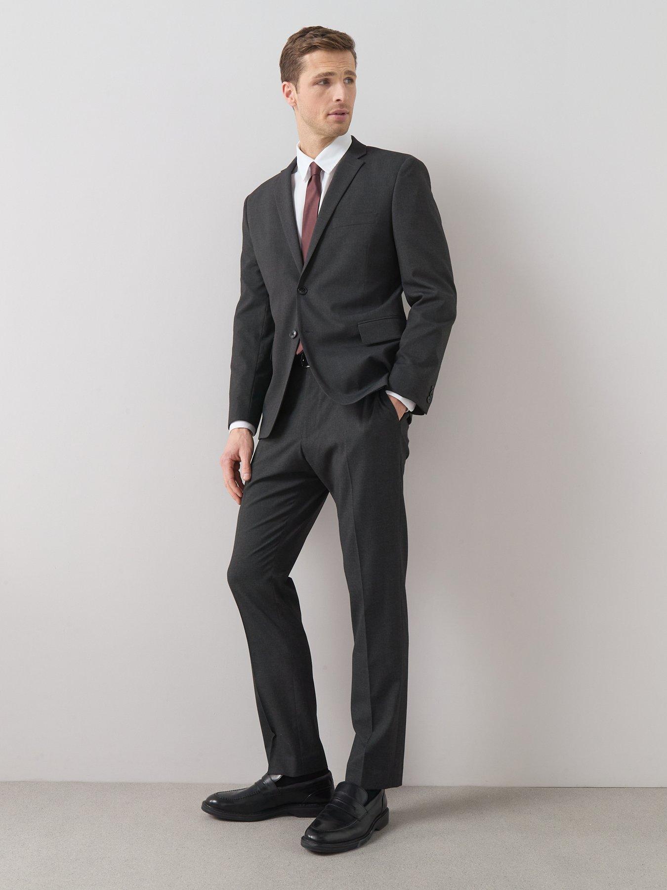Image 3 of 6 of The Very Collection Slim Fit Suit Jacket - Charcoal