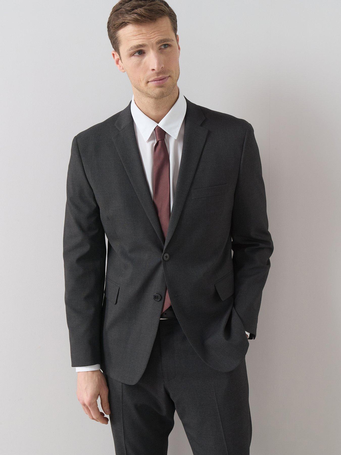 Image 5 of 6 of The Very Collection Slim Fit Suit Jacket - Charcoal