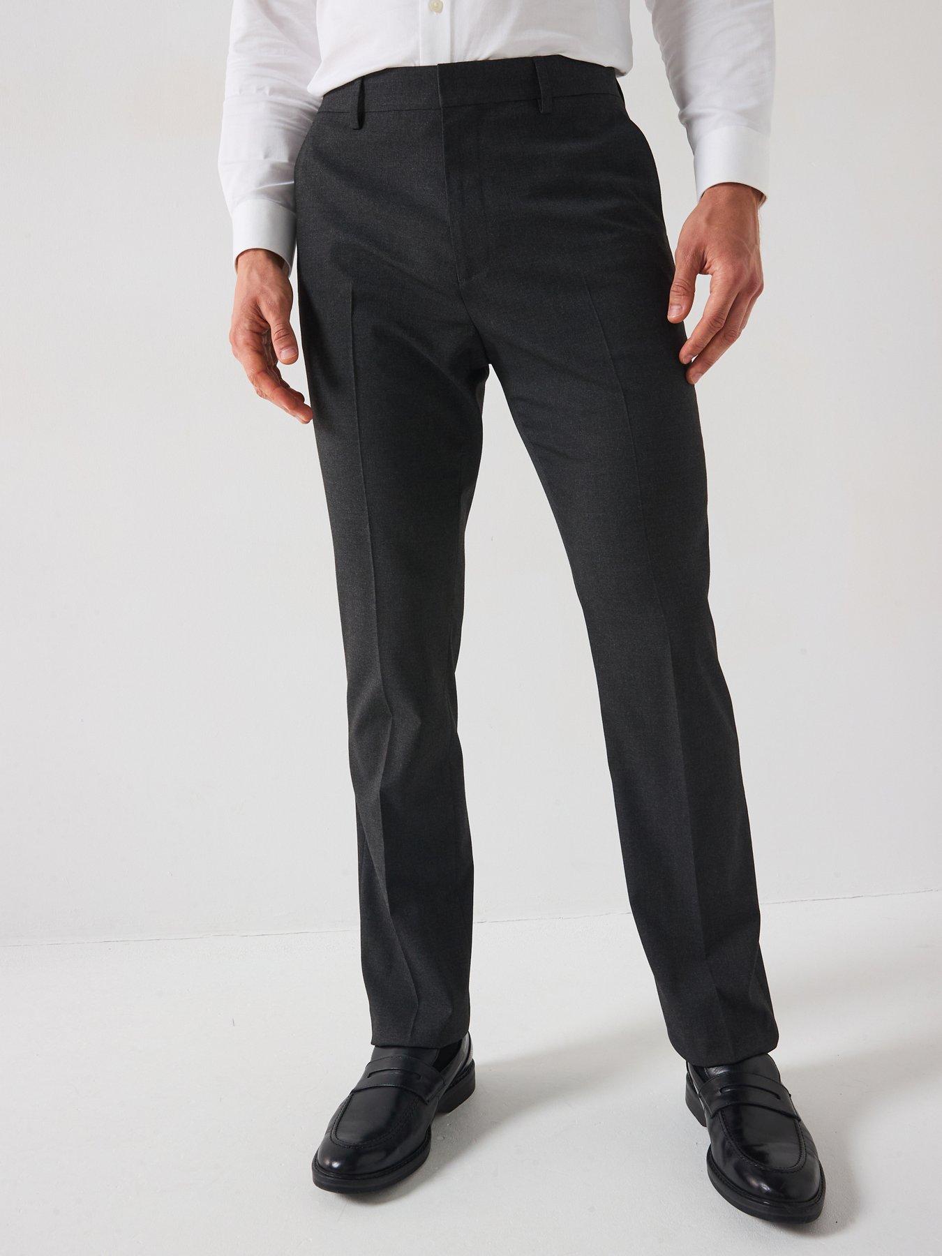 Very Man Slim Fit Suit Trousers - Charcoal