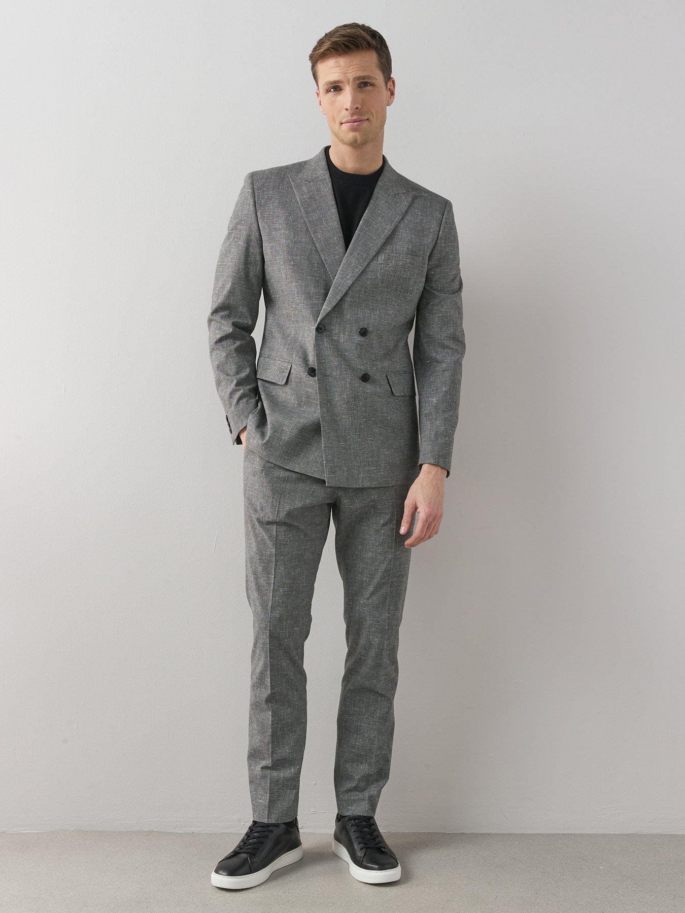 very-man-slim-fit-peak-lapel-double-breasted-textured-suit-jacket-greydetail