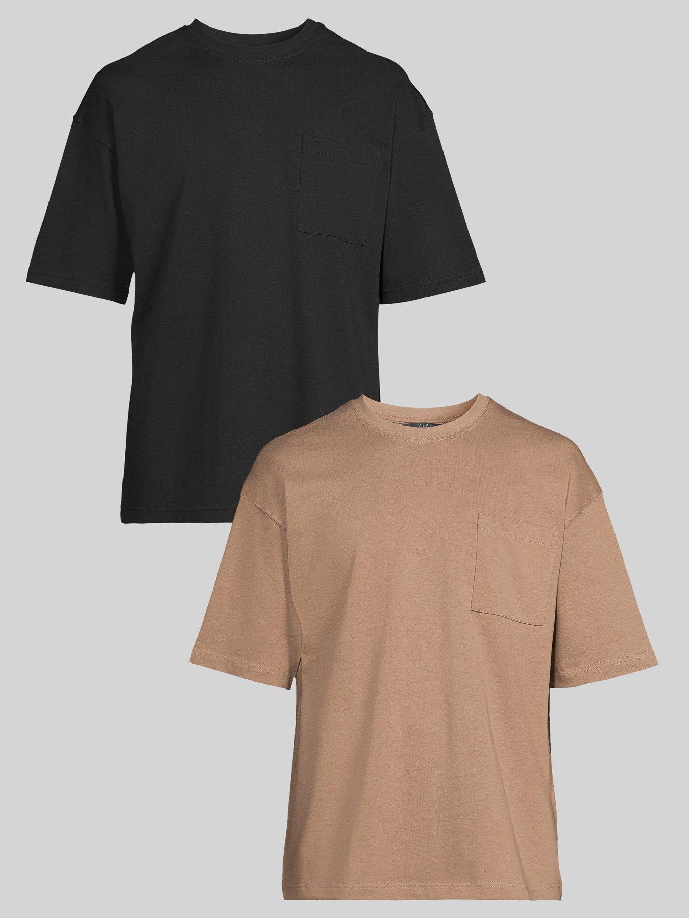 Very Man 2 Pack Heavyweight Relaxed Fit T-Shirt - Multi