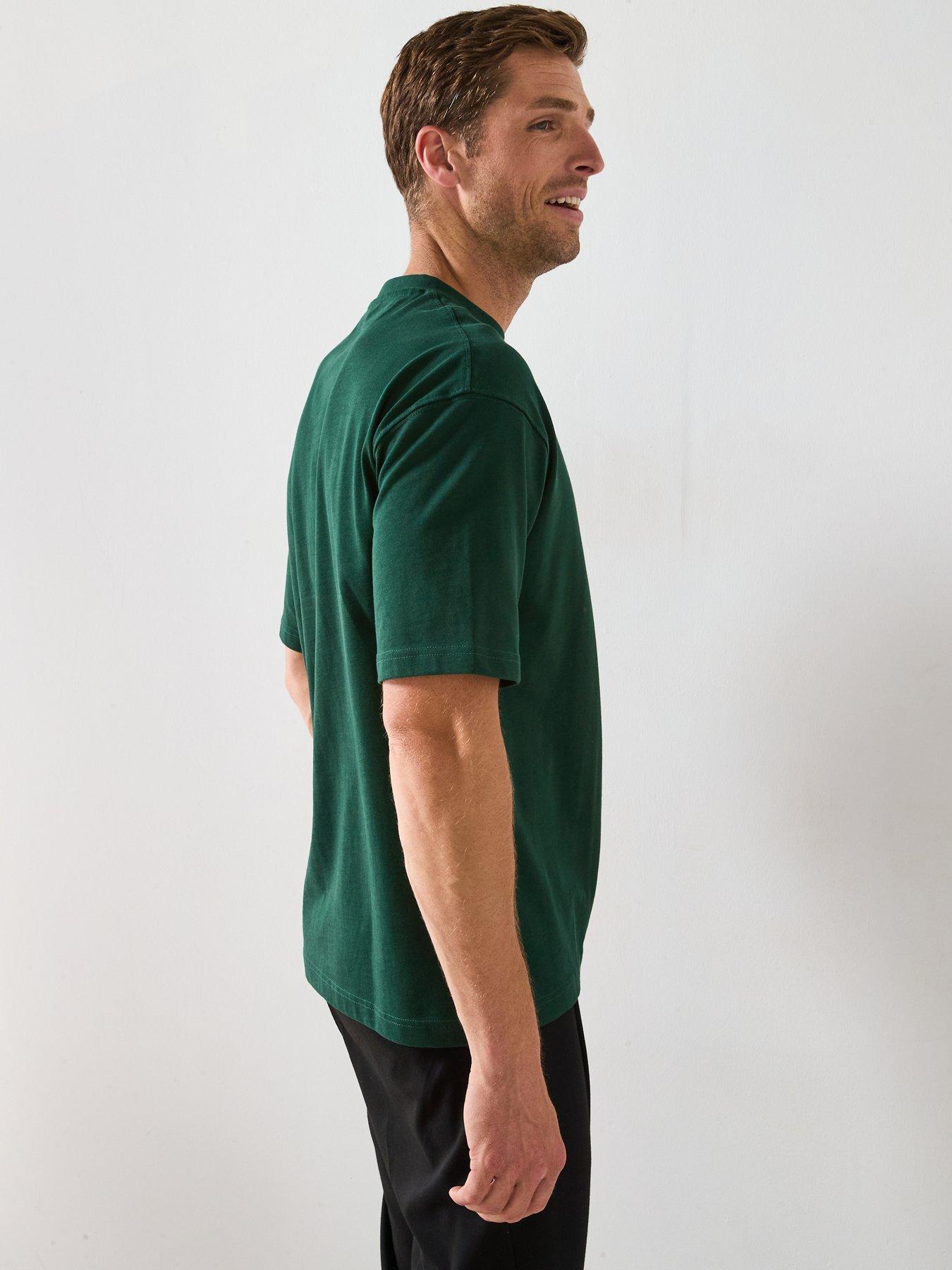 Image 5 of 6 of Very Man Heavyweight Relaxed Fit T-Shirt - Green