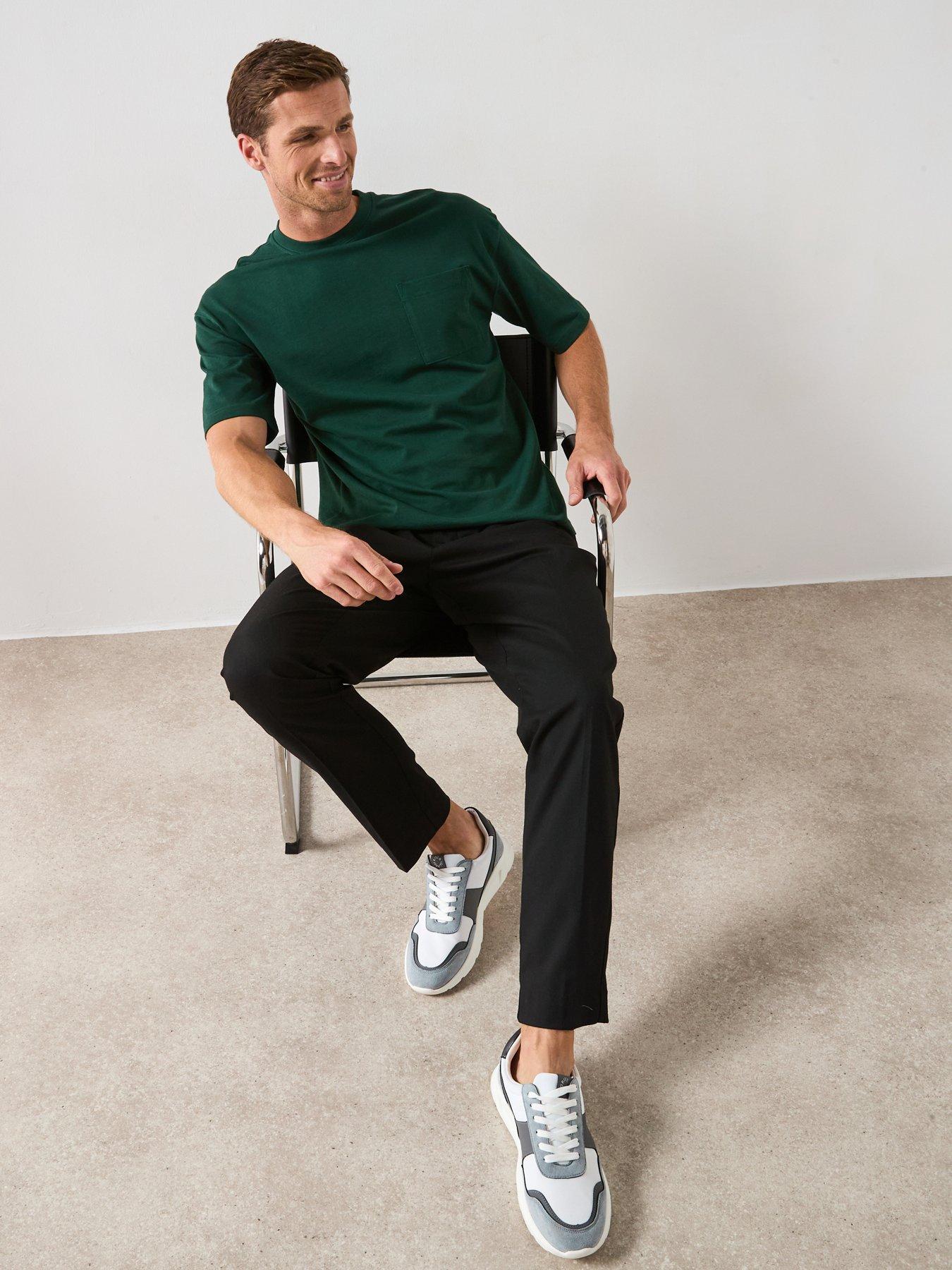 Image 6 of 6 of Very Man Heavyweight Relaxed Fit T-Shirt - Green
