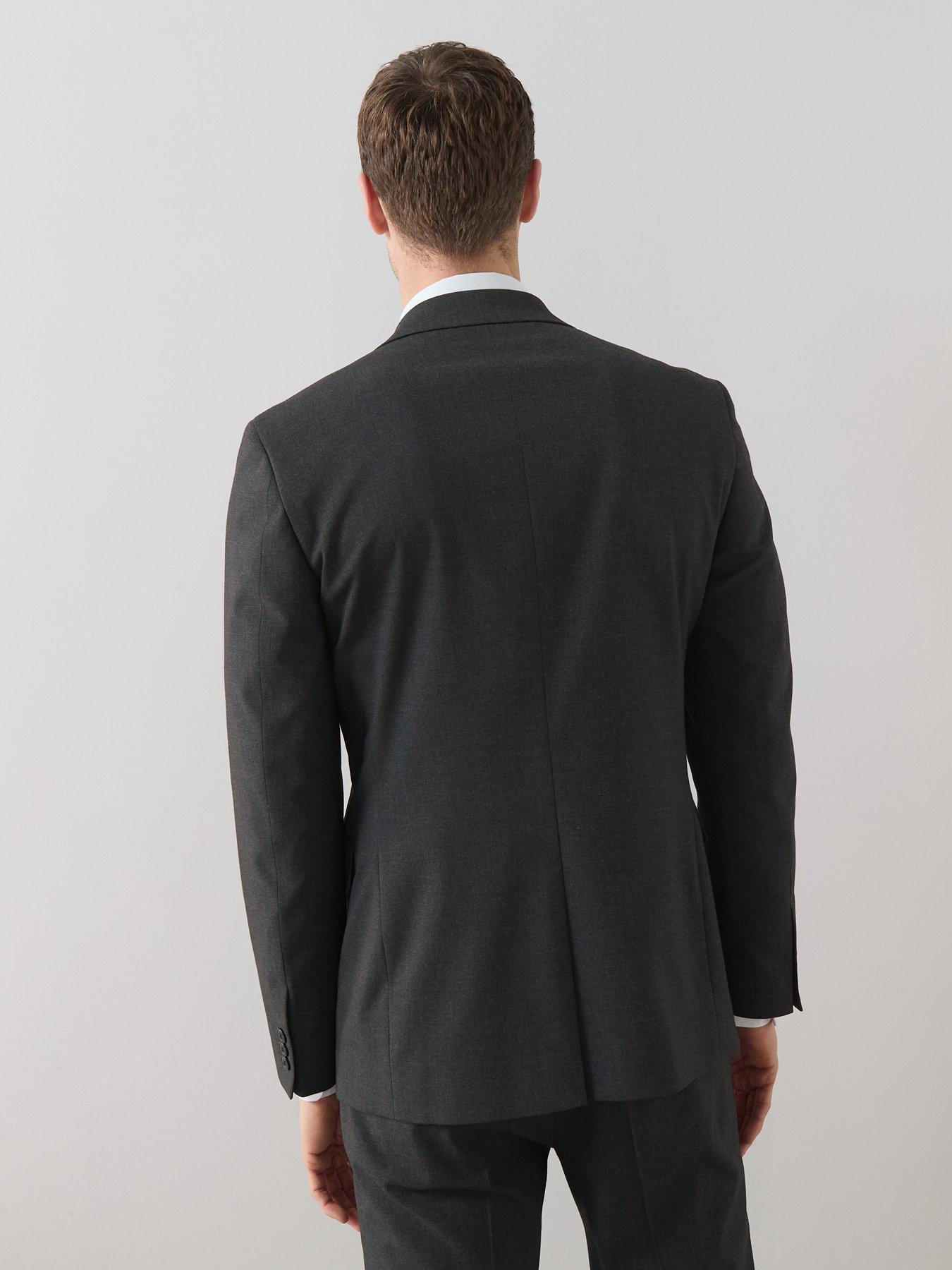 Image 2 of 6 of The Very Collection Regular Fit Suit Jacket - Charcoal