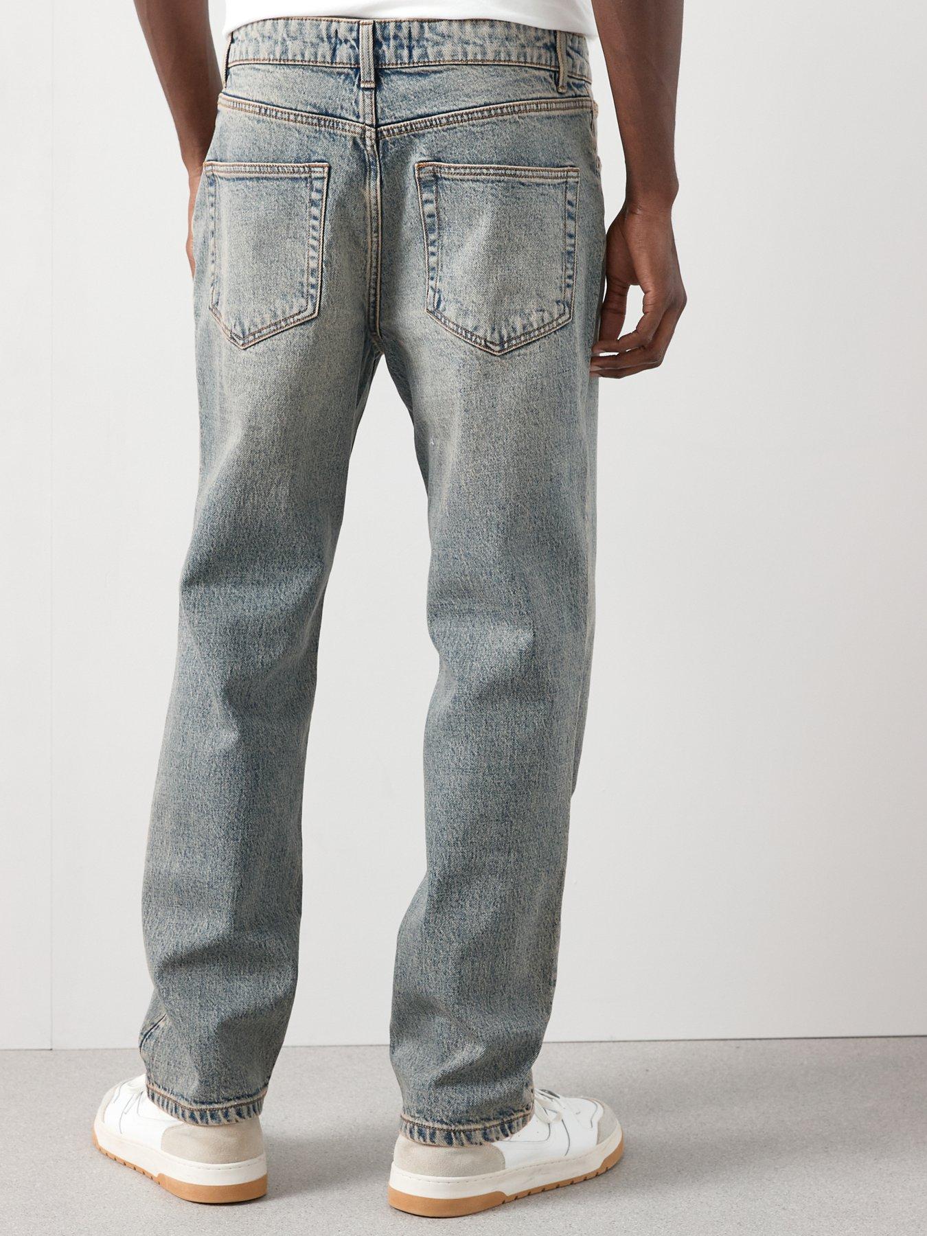 Image 2 of 6 of The Very Collection Premium Straight Fit Jeans With Stretch - Vintage Indigo Wash