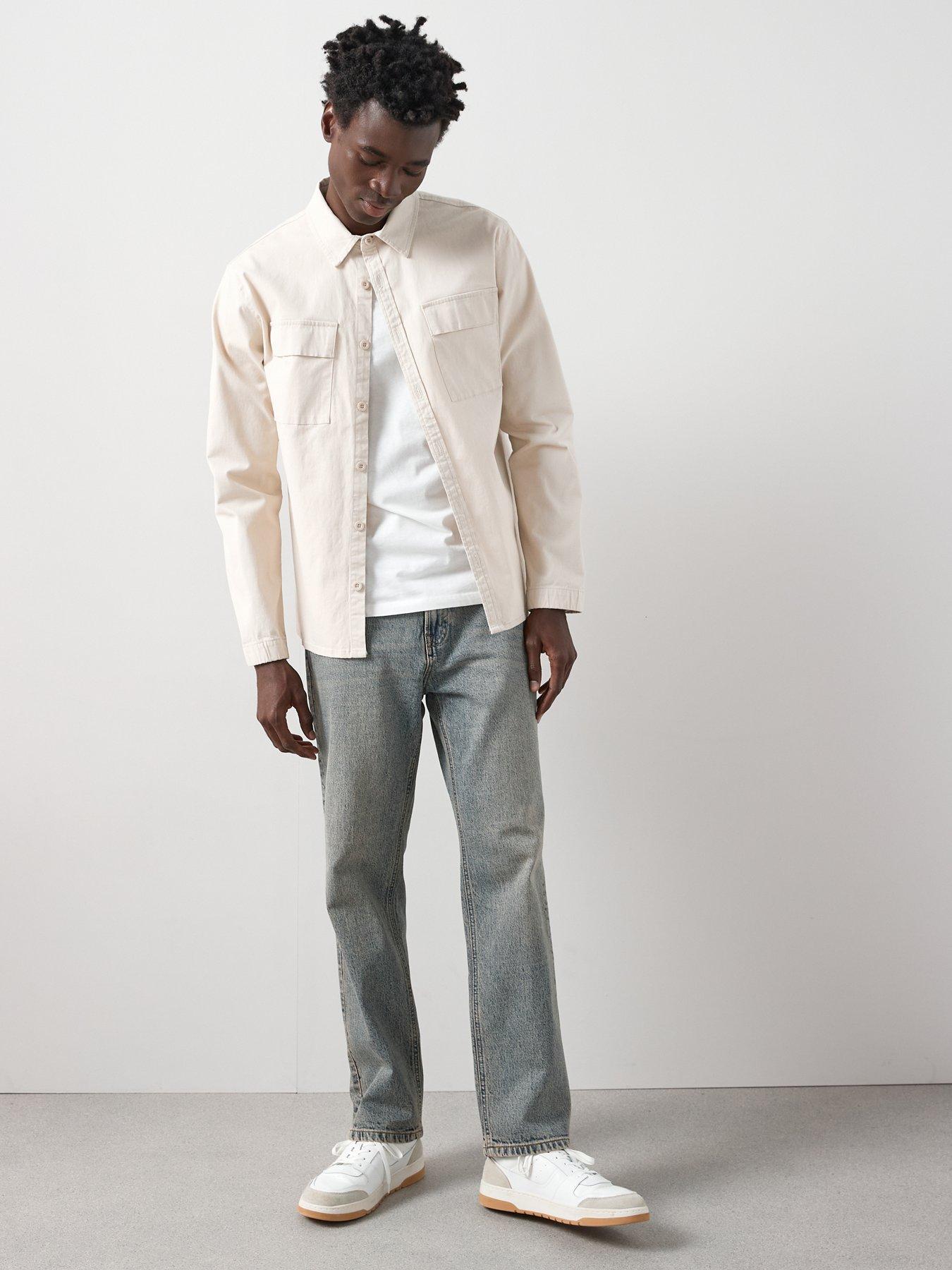 Image 3 of 6 of The Very Collection Premium Straight Fit Jeans With Stretch - Vintage Indigo Wash
