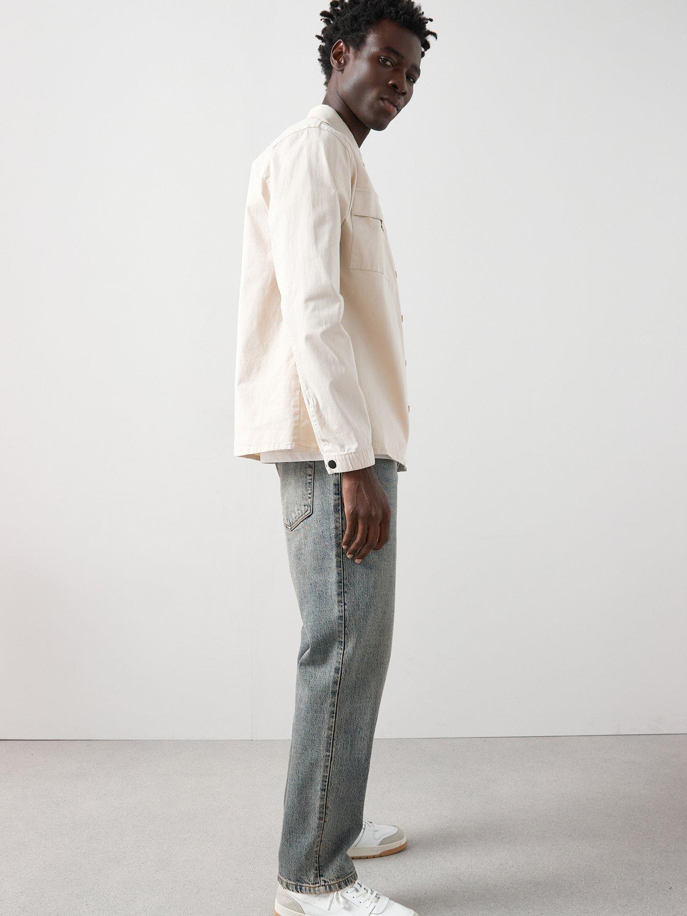 Image 6 of 6 of The Very Collection Premium Straight Fit Jeans With Stretch - Vintage Indigo Wash