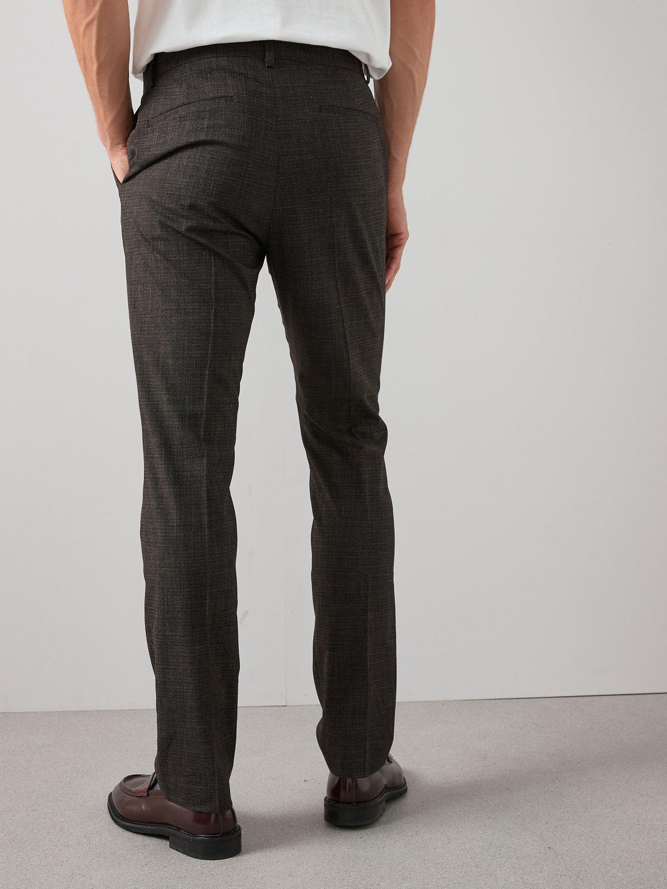 the-very-collection-slim-fit-textured-suit-trousers-brownstillFront