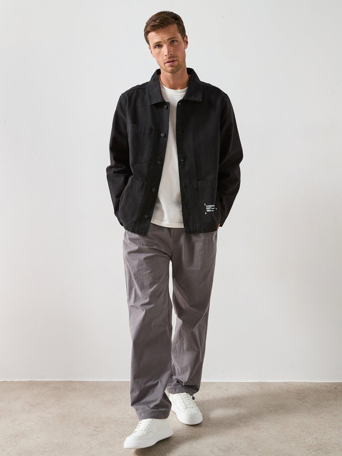 Very Man Canvas Chore Jacket - Black