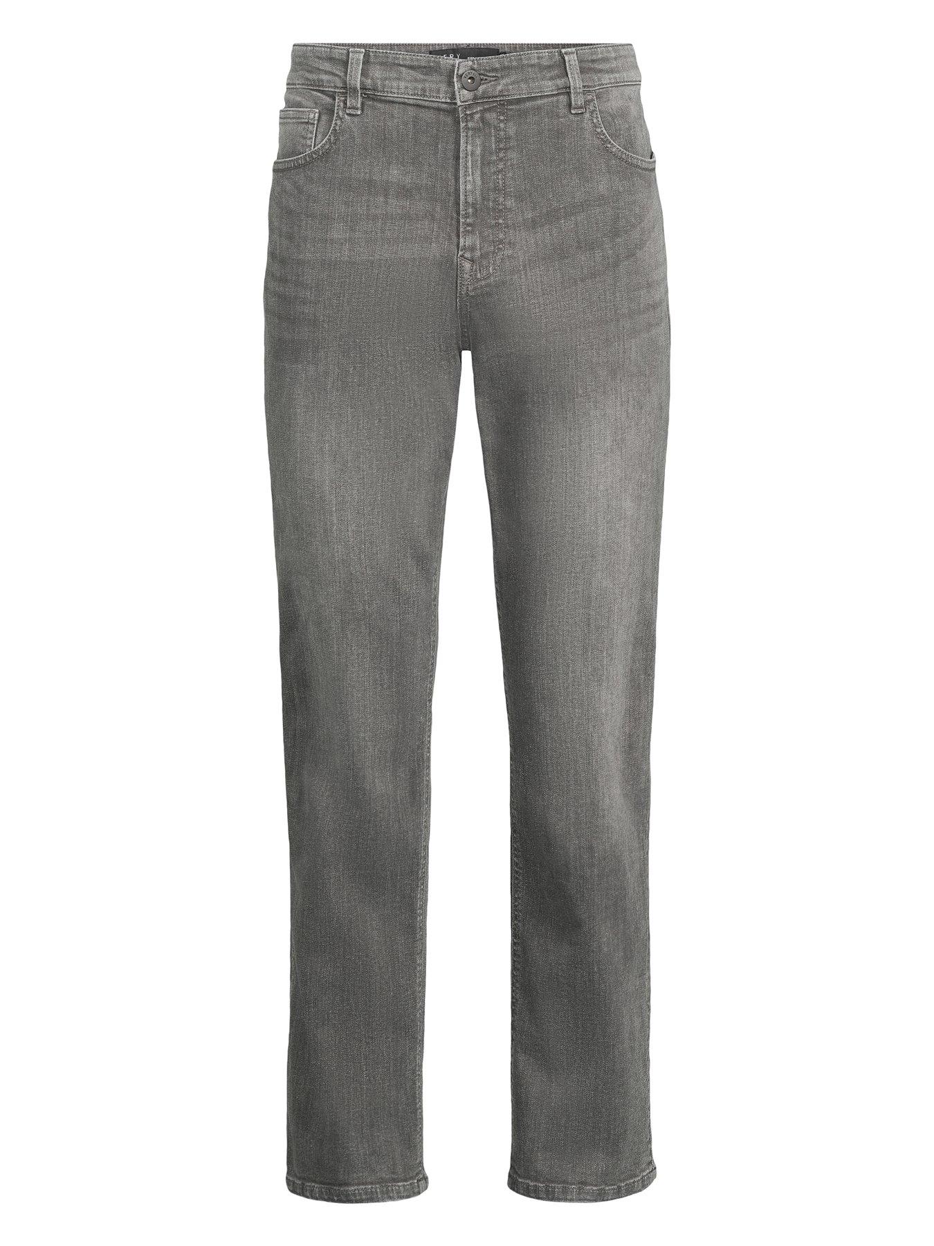 Image 7 of 7 of The Very Collection Straight Jeans With Stretch - Grey Wash