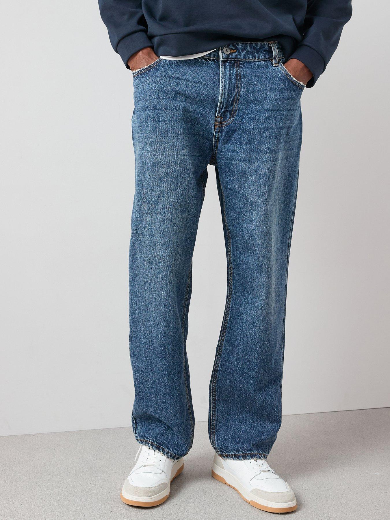 very-man-premium-loose-fit-jeans-with-stretch-mid-bluefront