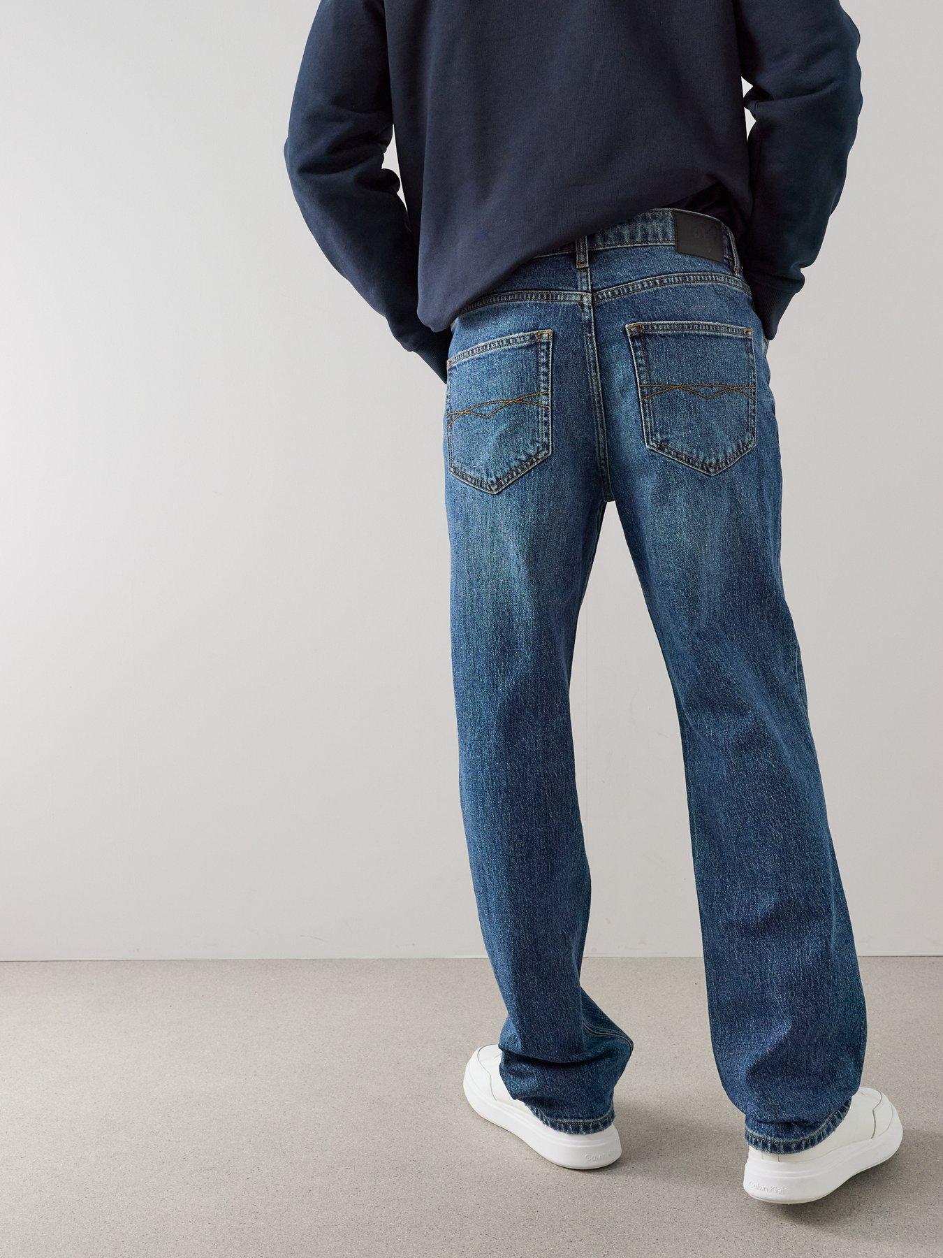 Image 2 of 6 of The Very Collection Premium Loose Fit Jeans With Stretch - Mid Blue