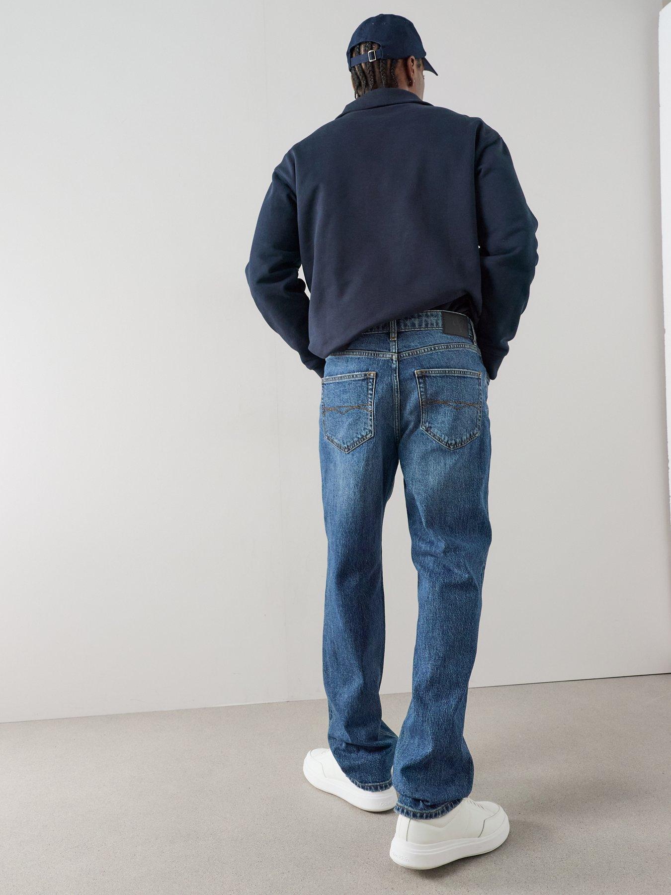 Image 6 of 6 of The Very Collection Premium Loose Fit Jeans With Stretch - Mid Blue