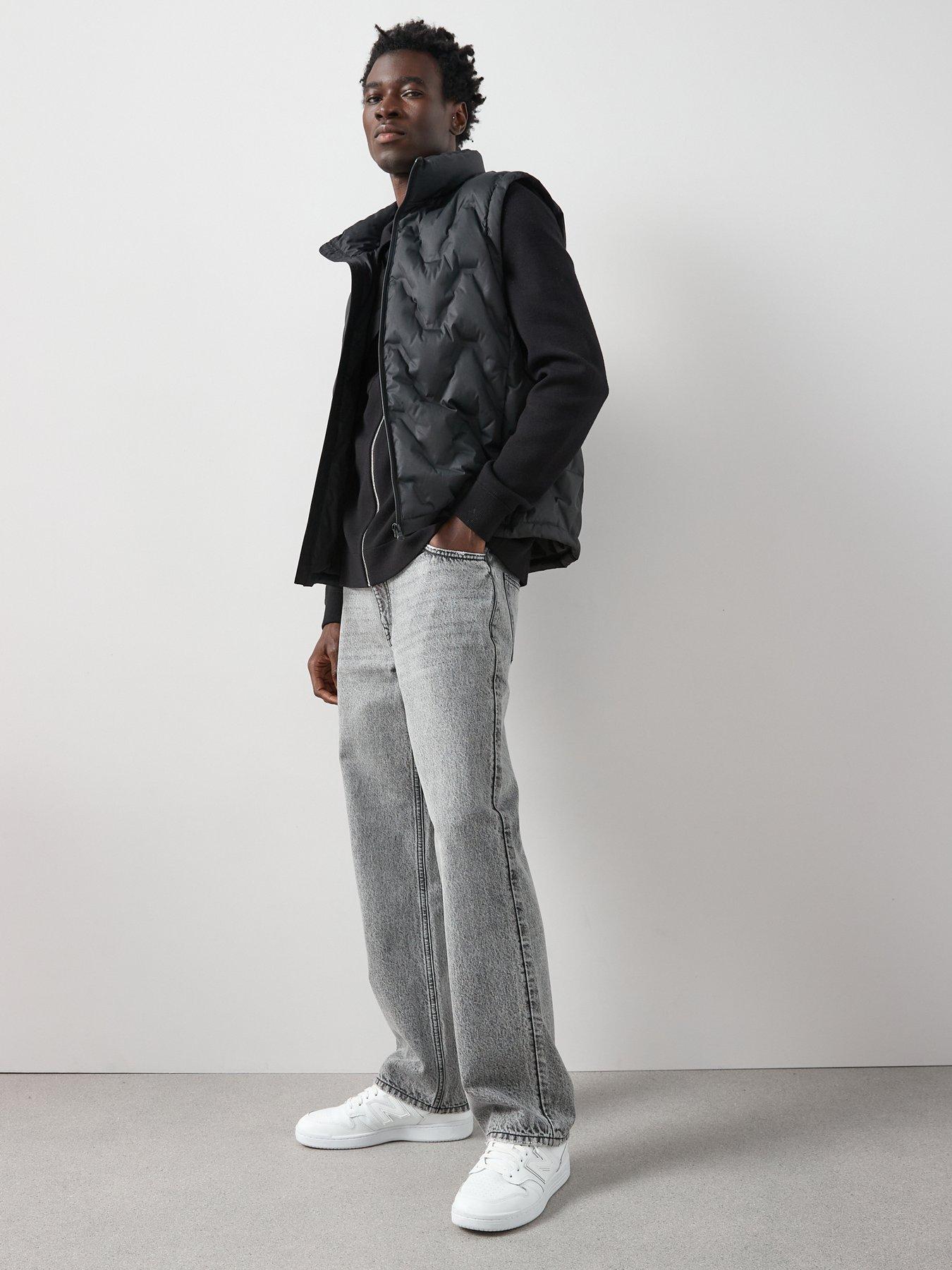 Image 3 of 6 of The Very Collection Premium 100% Cotton Loose Fit Jeans - Washed Grey