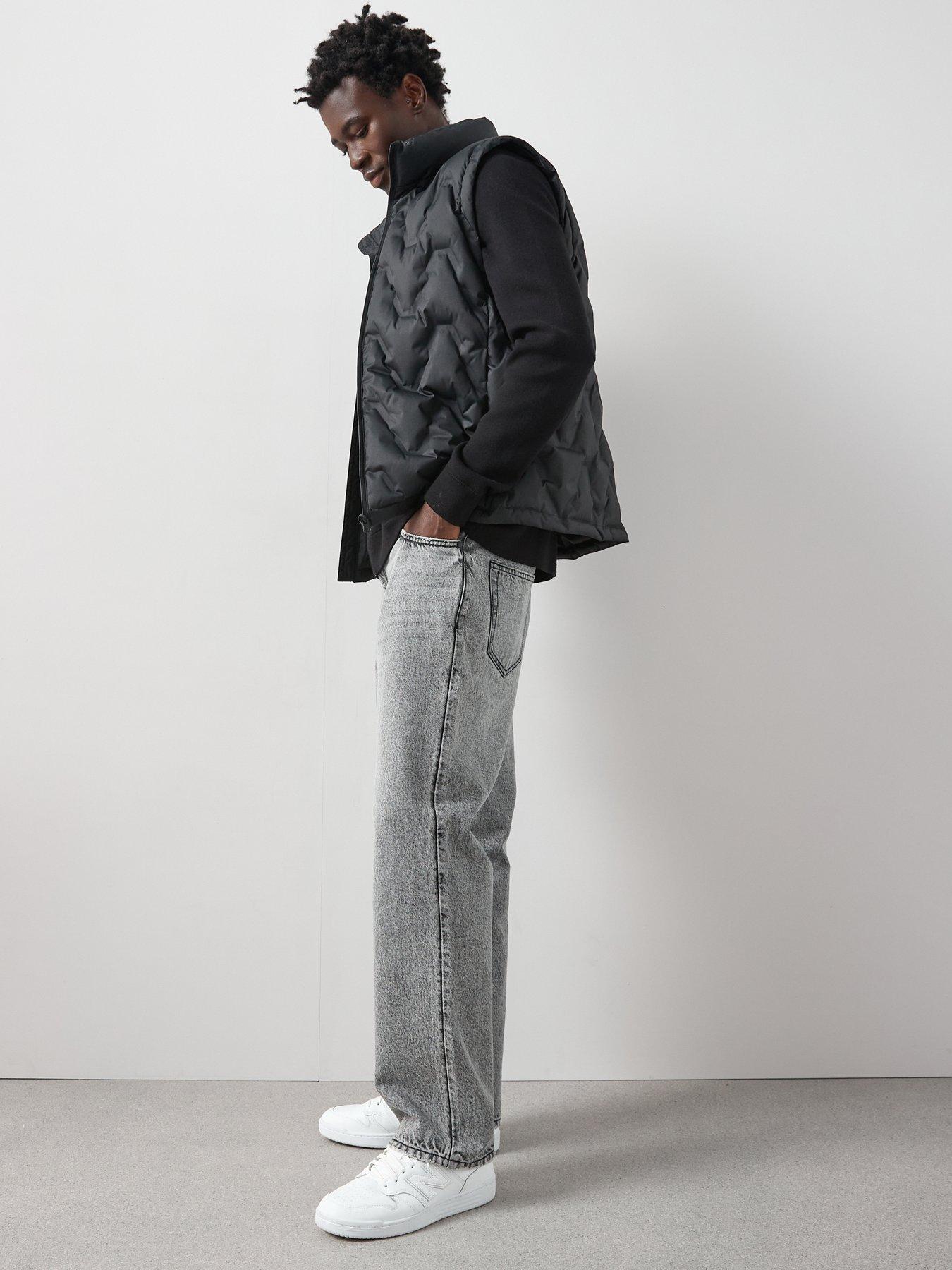 Image 5 of 6 of The Very Collection Premium 100% Cotton Loose Fit Jeans - Washed Grey